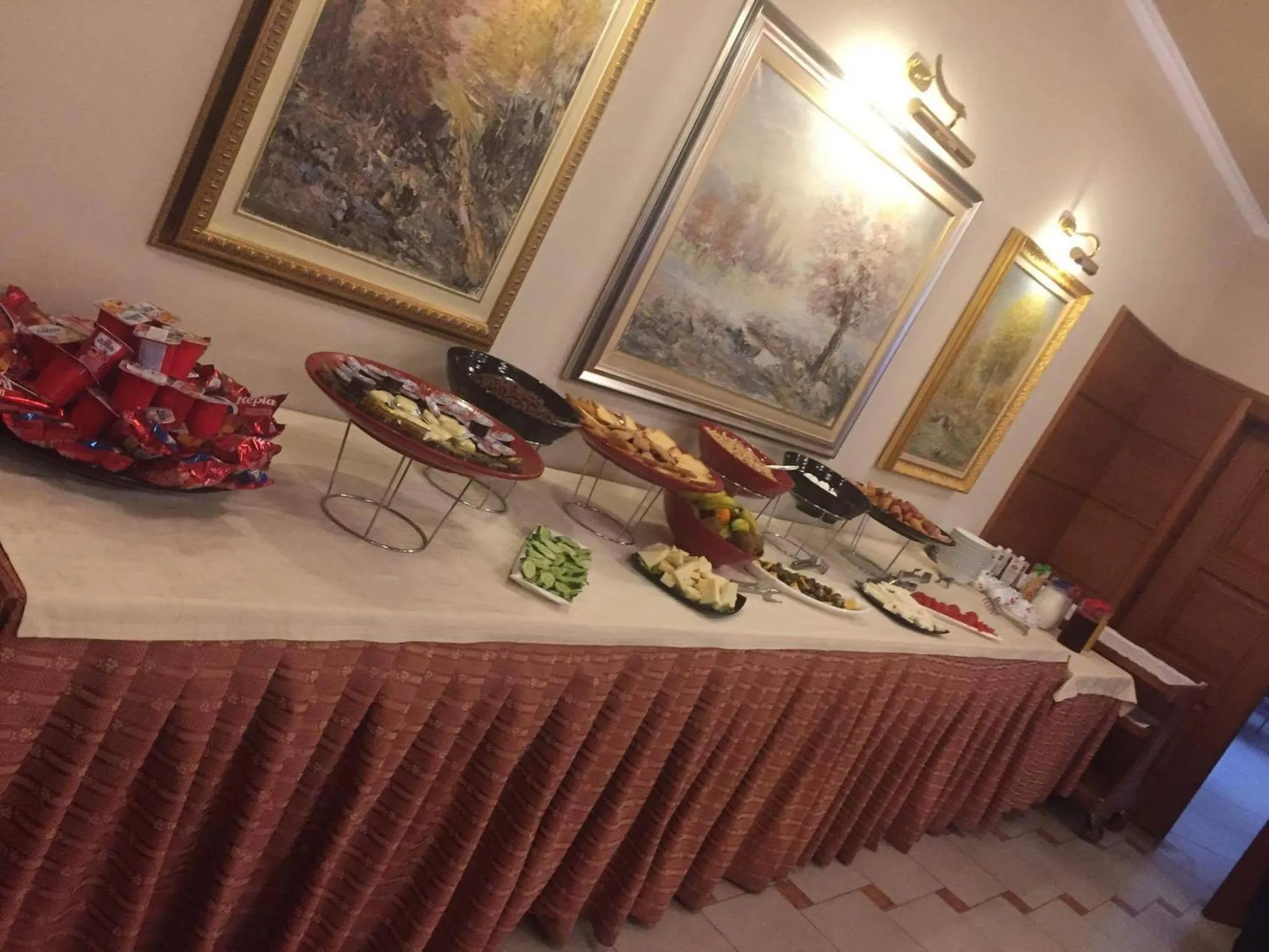 Buffet breakfast in Hotel Continental