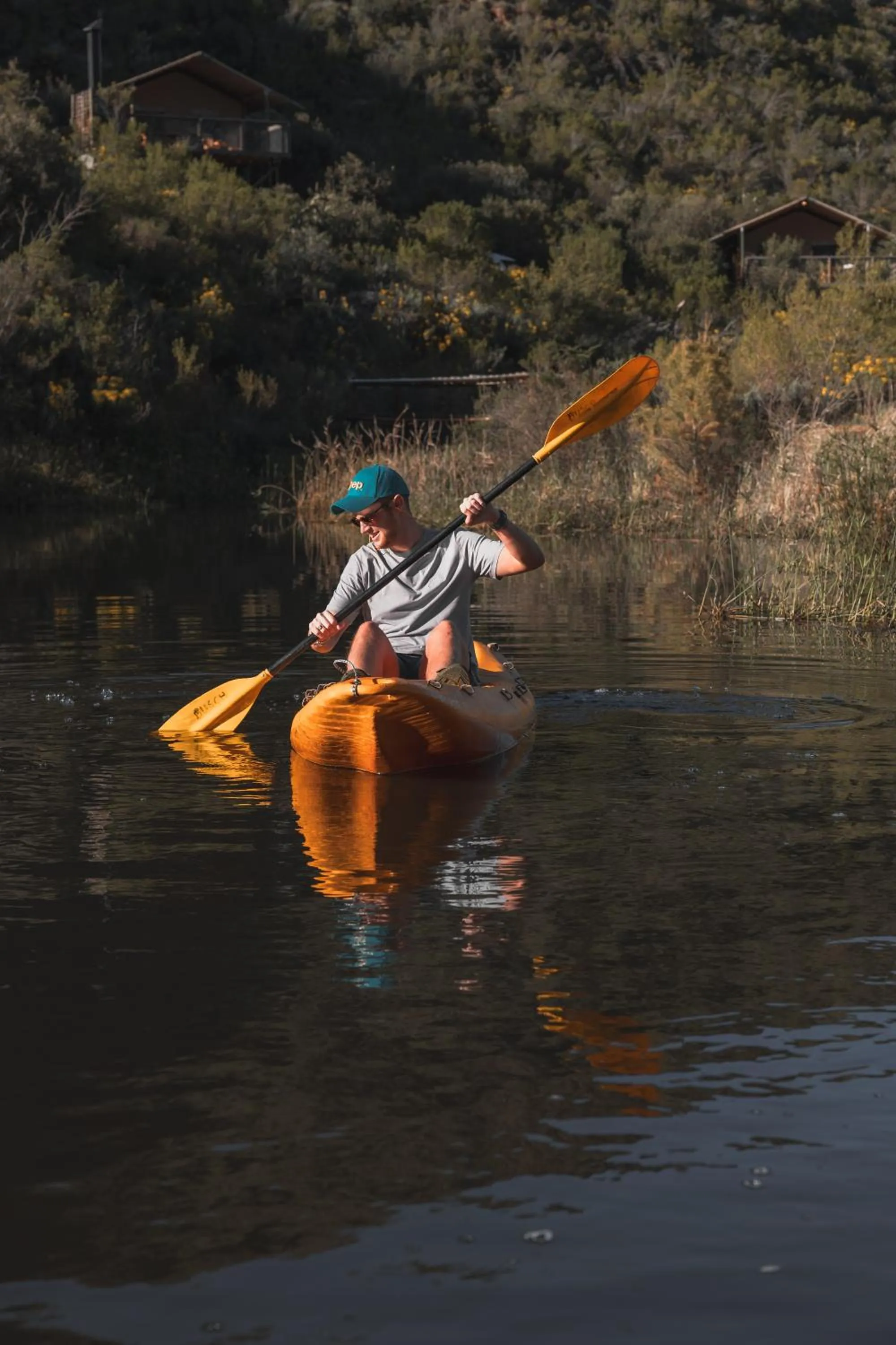 Canoeing in AfriCamps at Pat Busch