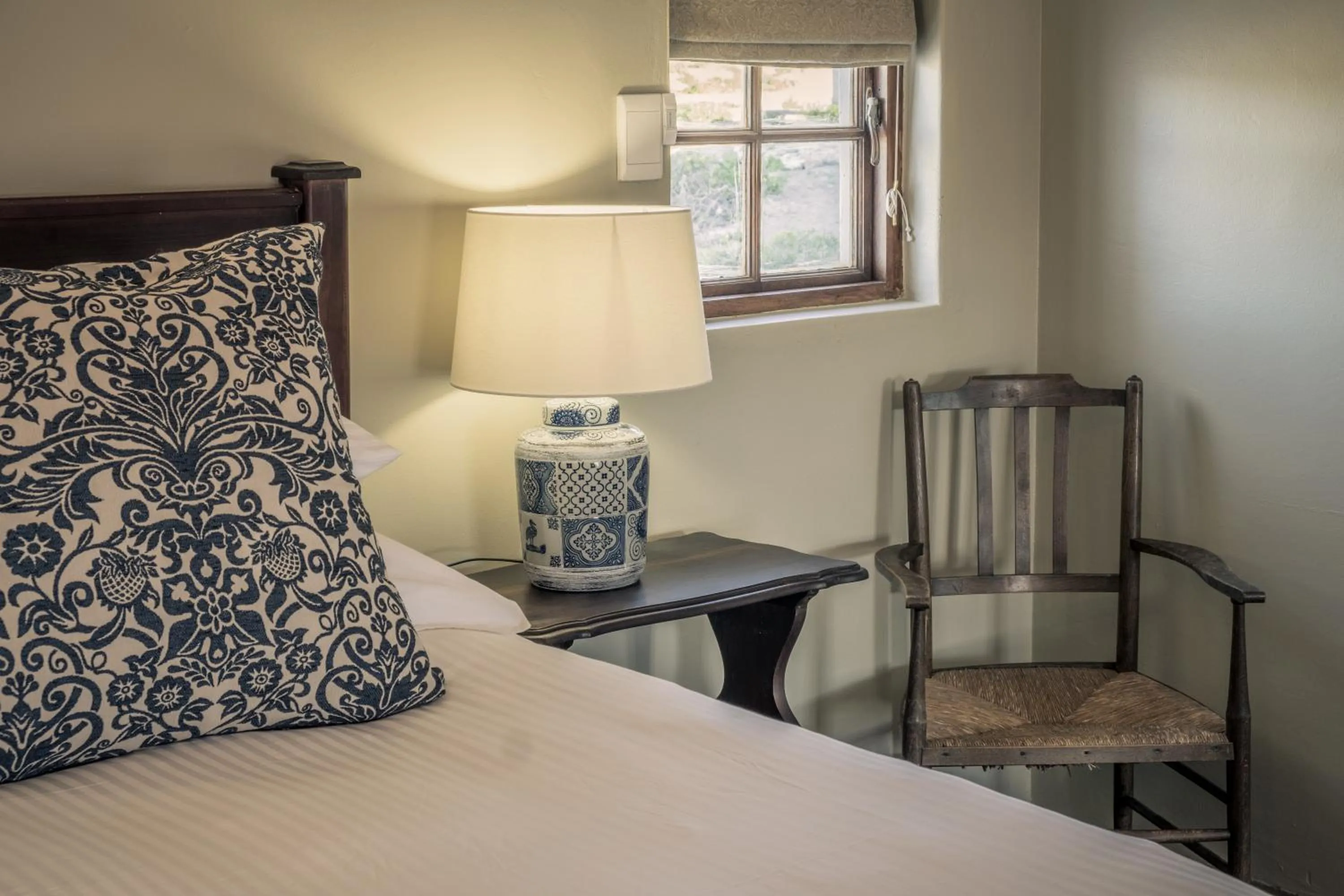Decorative detail, Bed in Smugglers' BnB