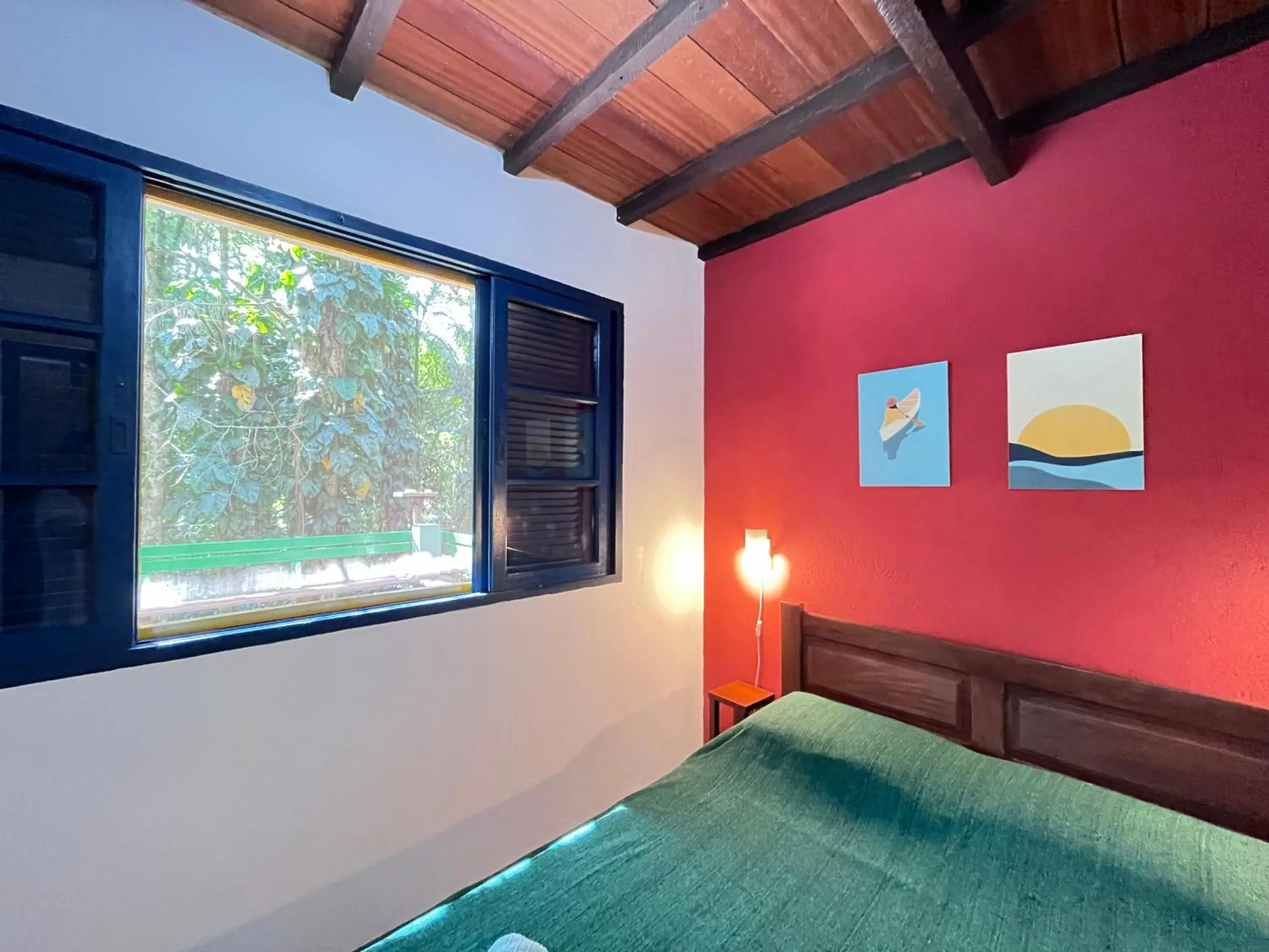 Bed in Sitio Namaste Paraty
