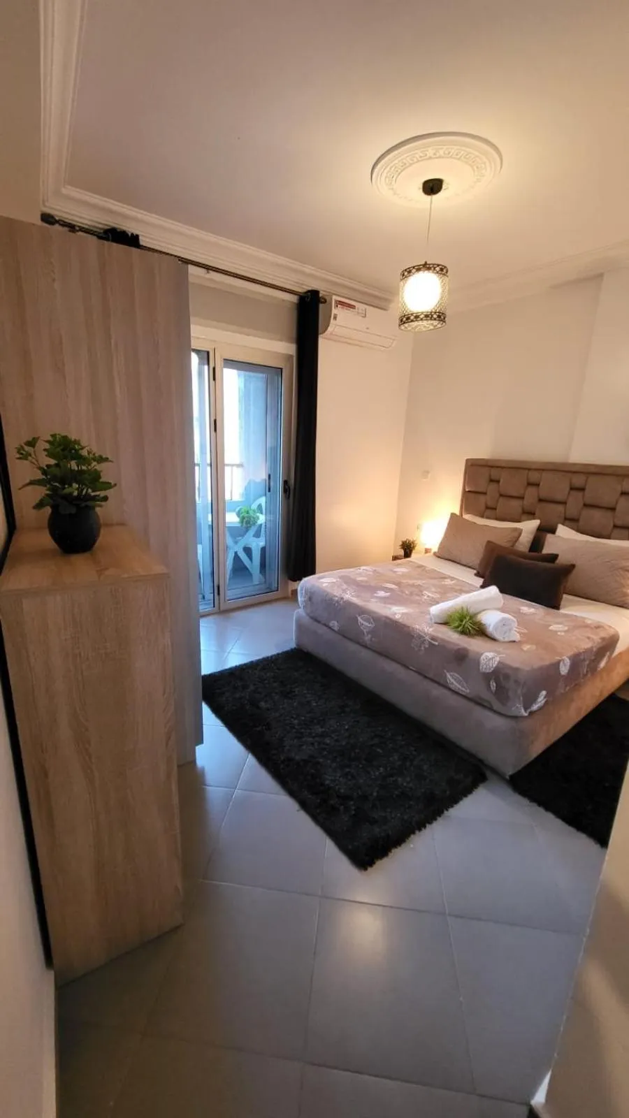 Bedroom, Bed in Appart Hotel Tanger Paname