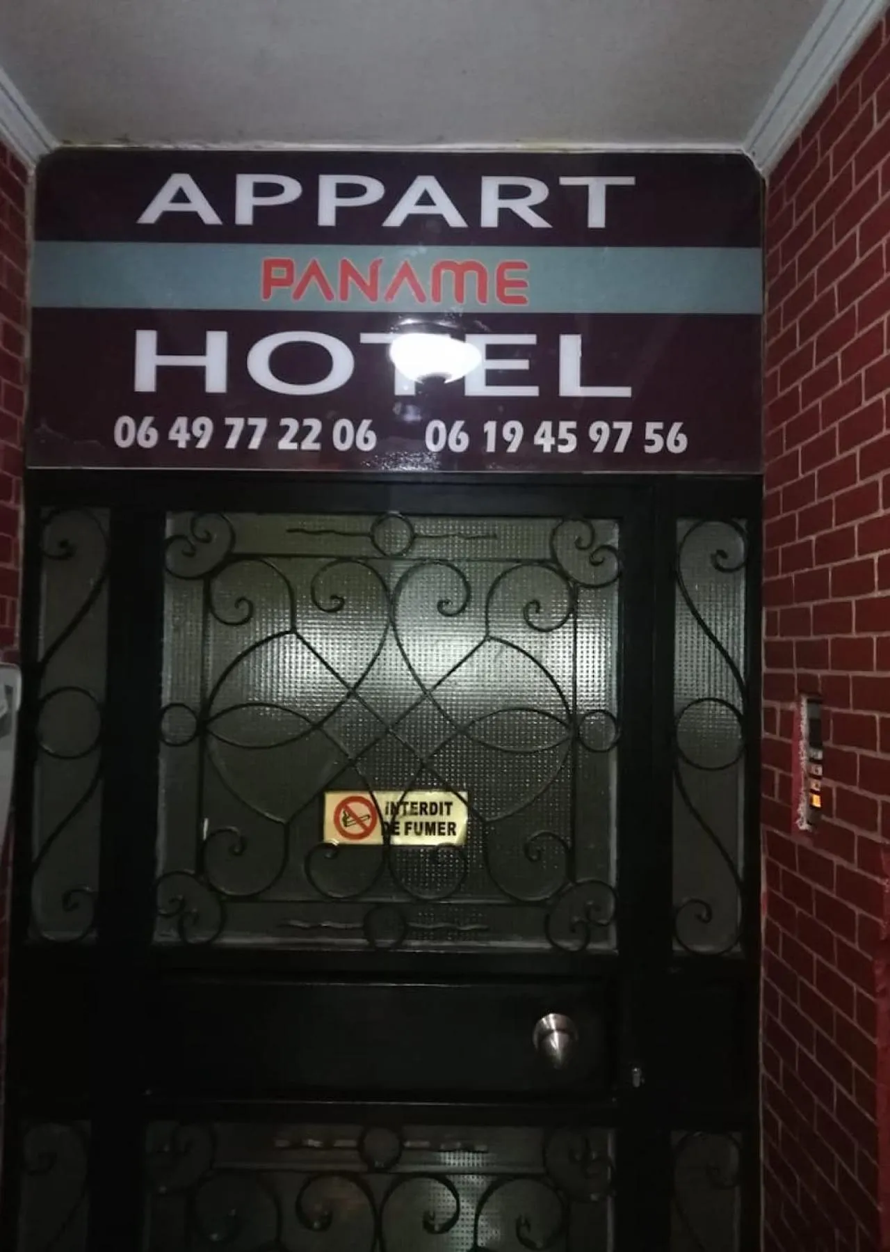 Facade/entrance in Appart Hotel Tanger Paname