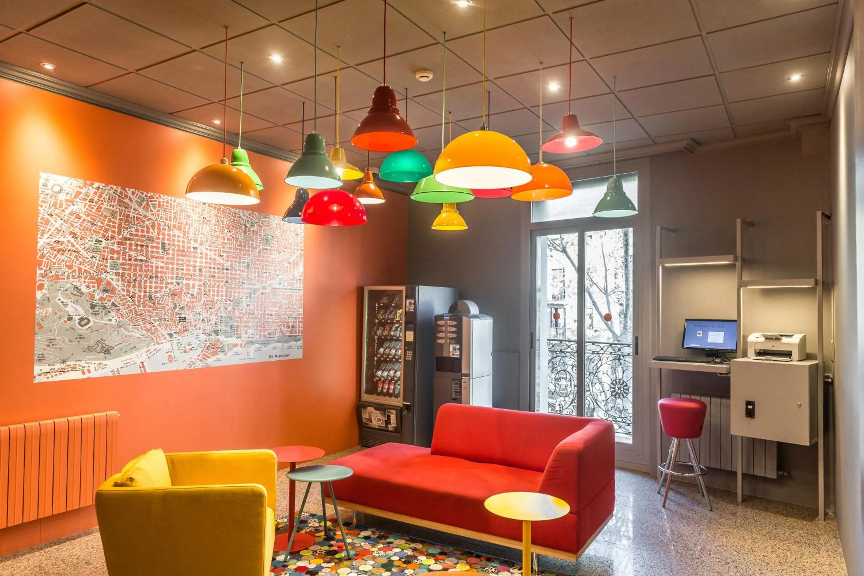 Lobby or reception in Hostal Benidorm