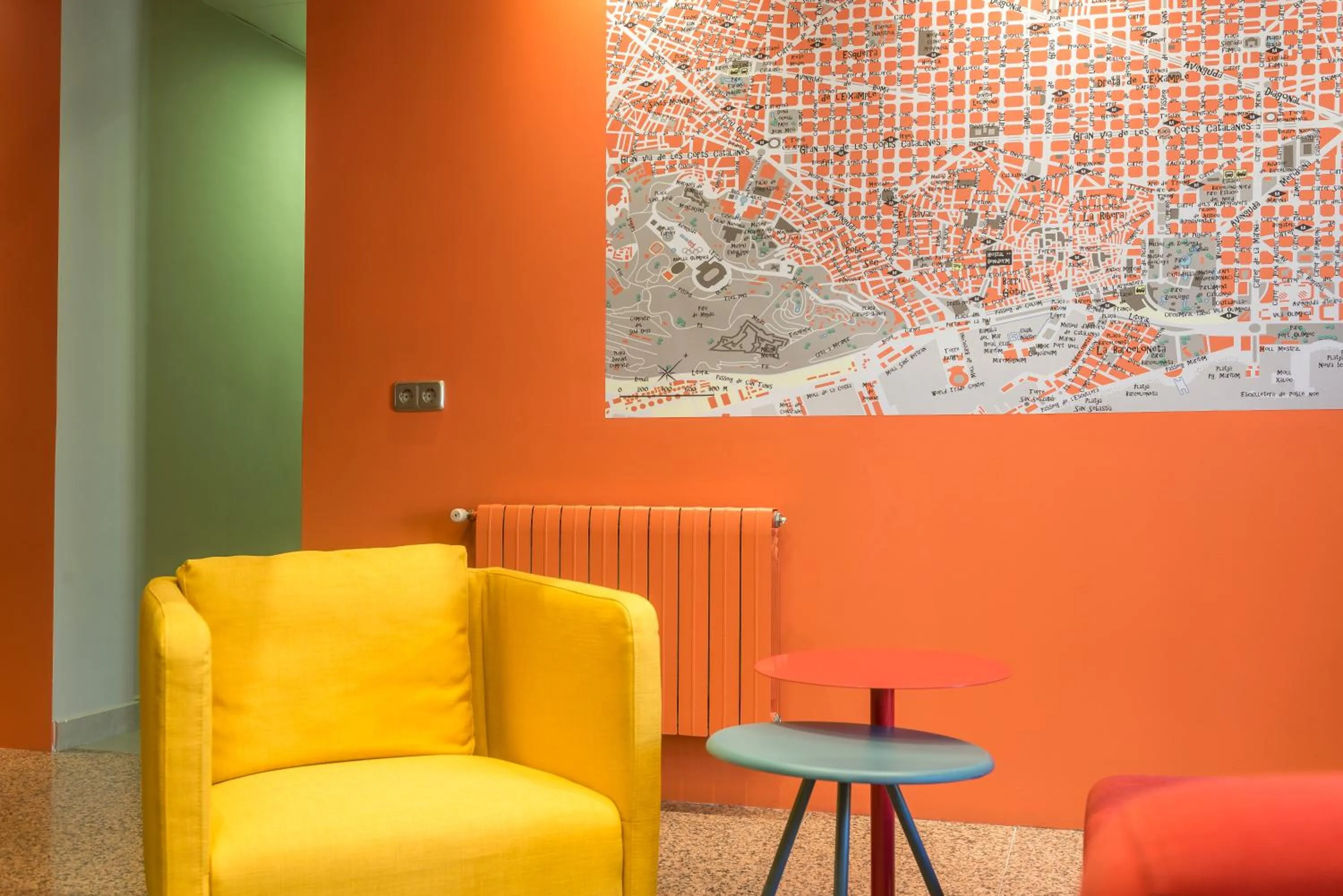 Decorative detail in Hostal Benidorm