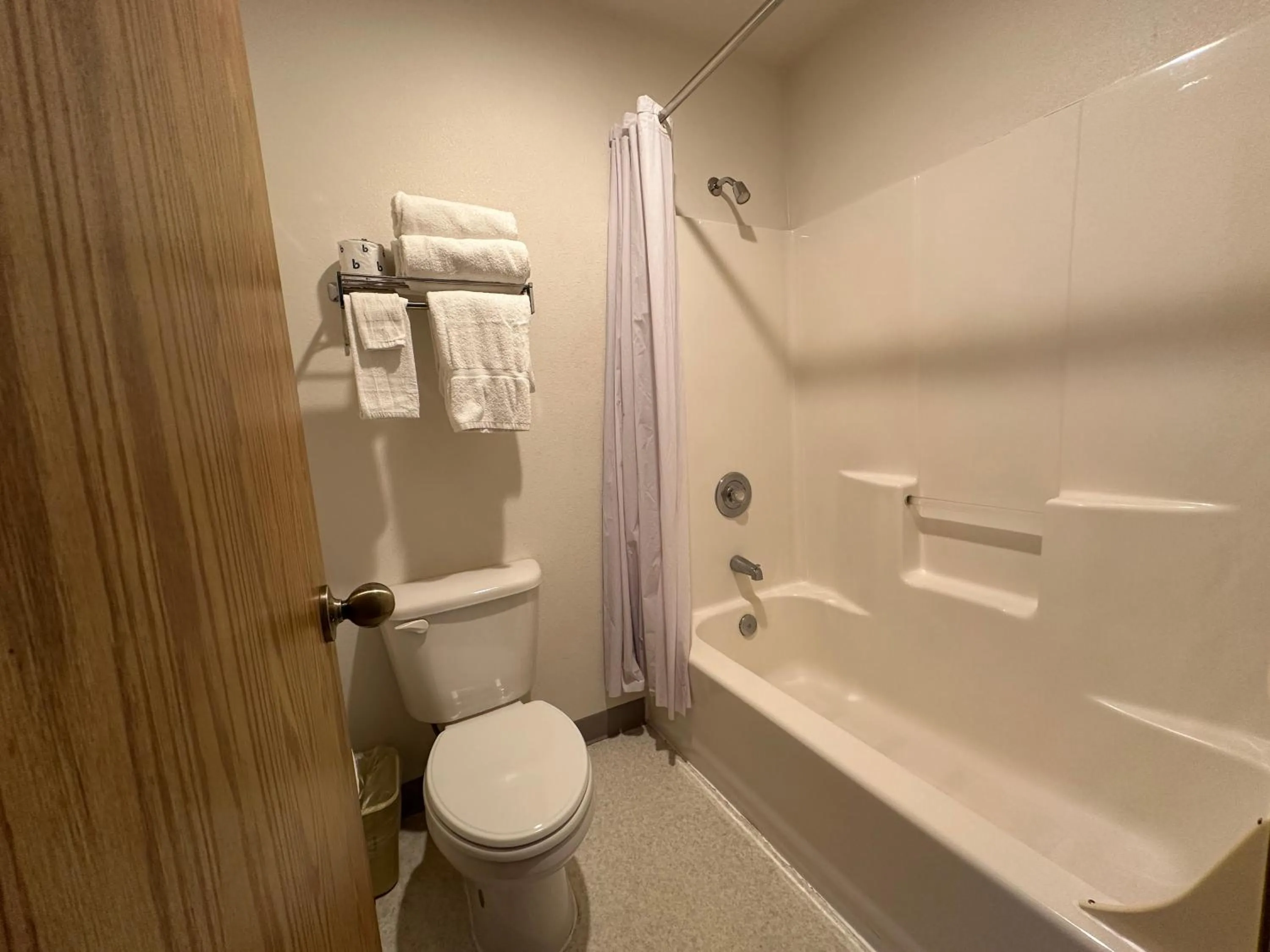 Shower in Timber Lodge Inn