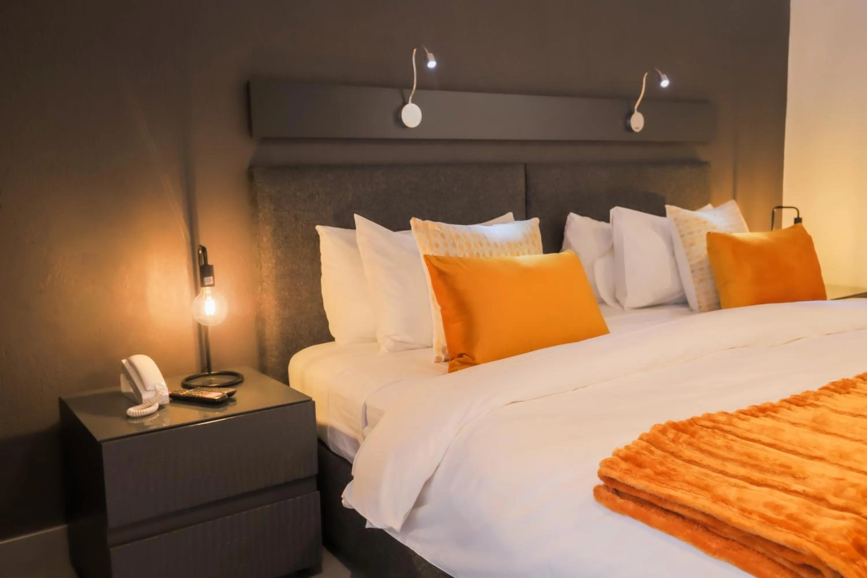 Bed in Atlantic Affair Boutique Hotel