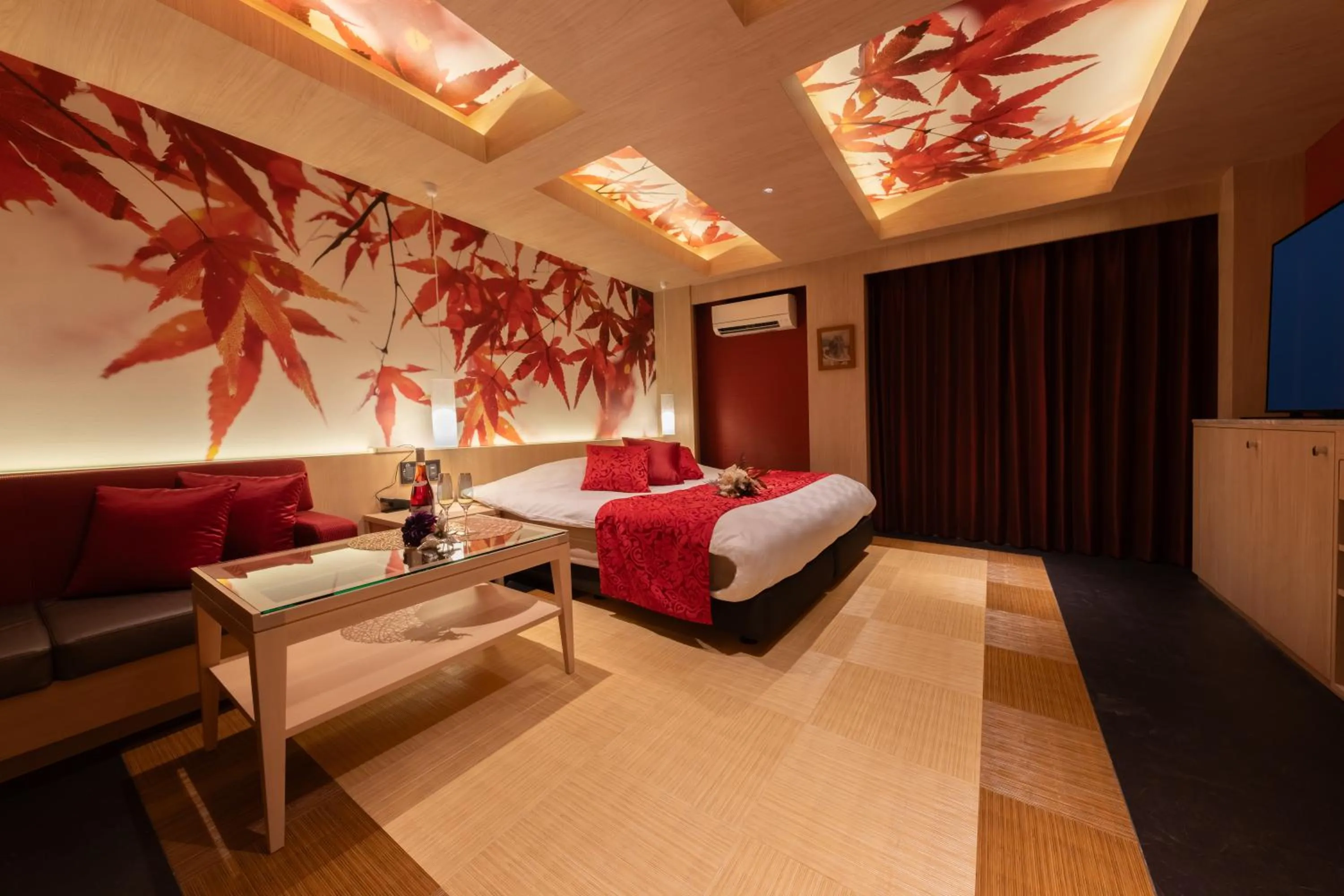 Bed in hotel AYA Adult Only