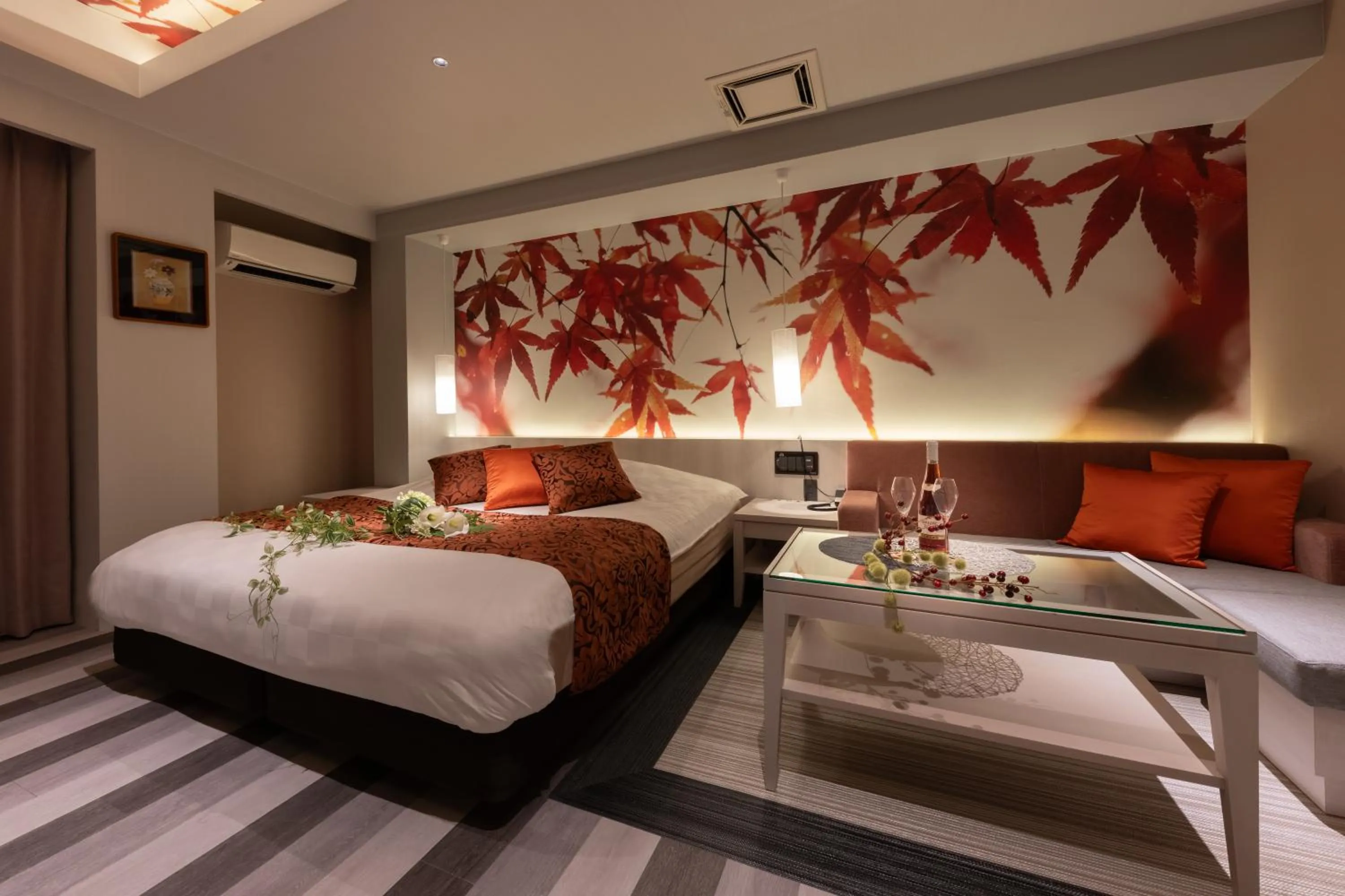 Bed in hotel AYA Adult Only