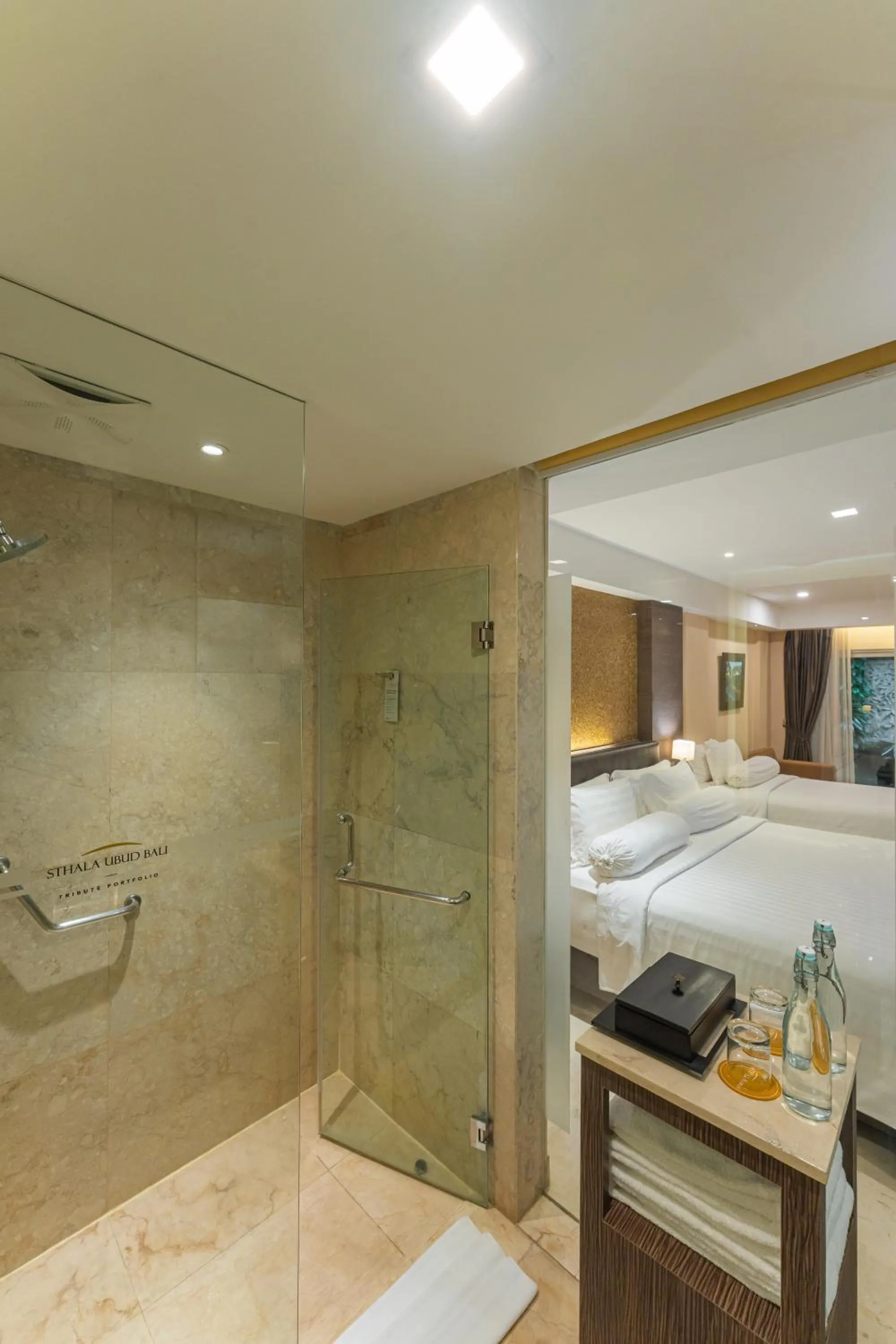 Deluxe Twin Balcony Room with Pool View, with FREE daily shuttle to Ubud City, FREE Photo Session, FREE Art Gallery Visit, 24-hour access to Fitness Center, FREE Welcome Drink, and FREE Kids Activities. in Sthala, A Tribute Portfolio Hotel, Ubud Bali