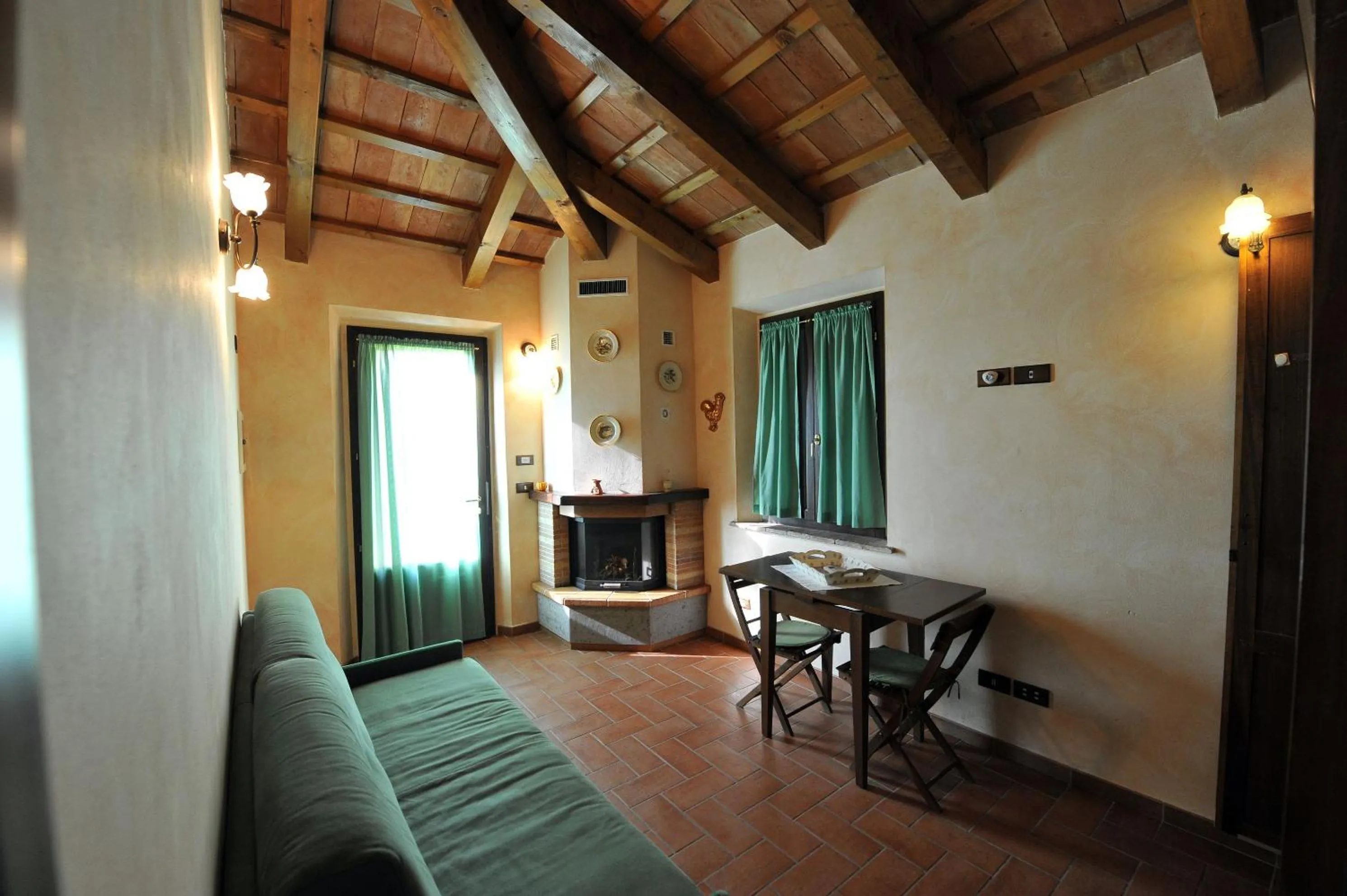 Living room in Il Podere Del Germano Reale
