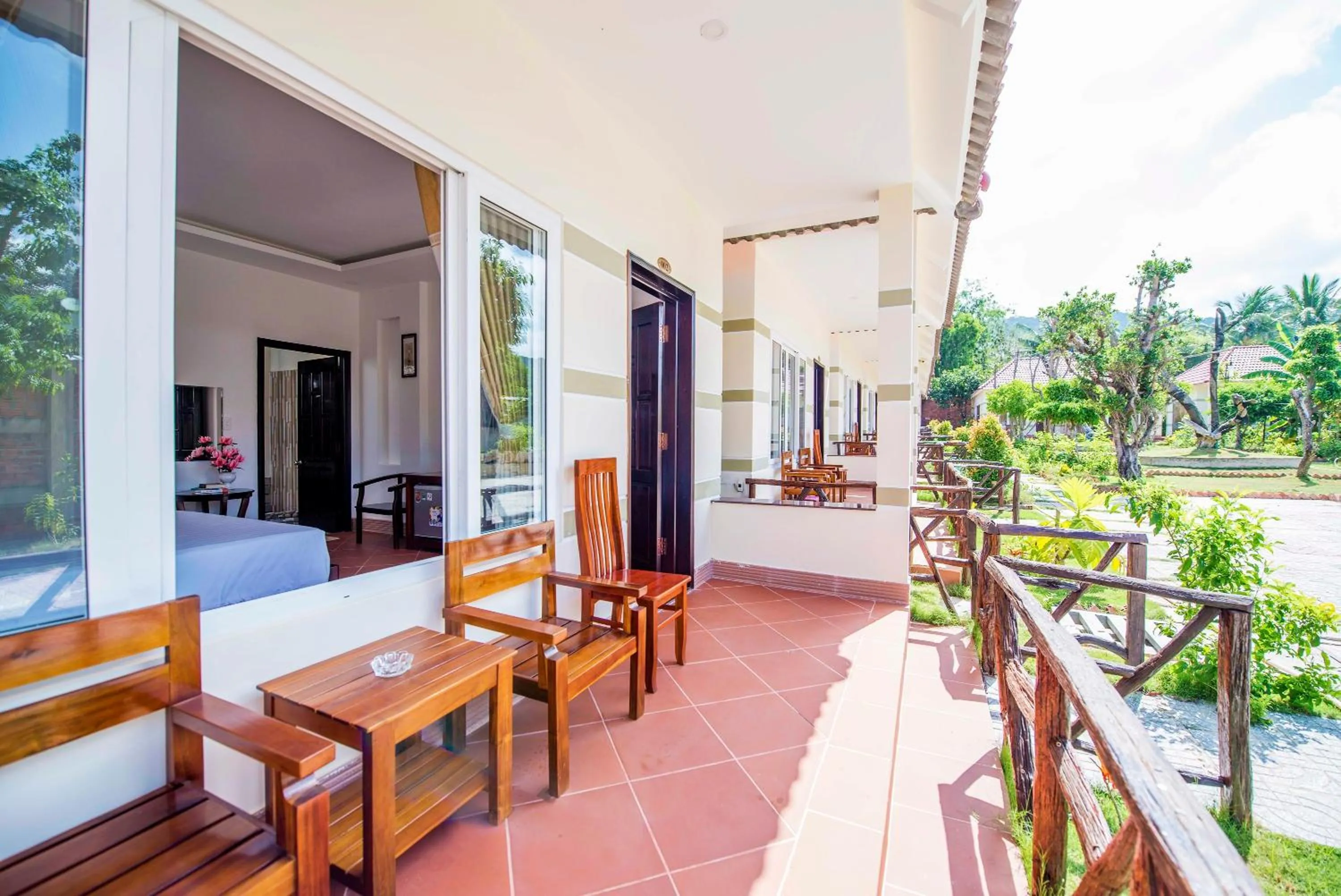 Garden in Trung Huynh Bungalow