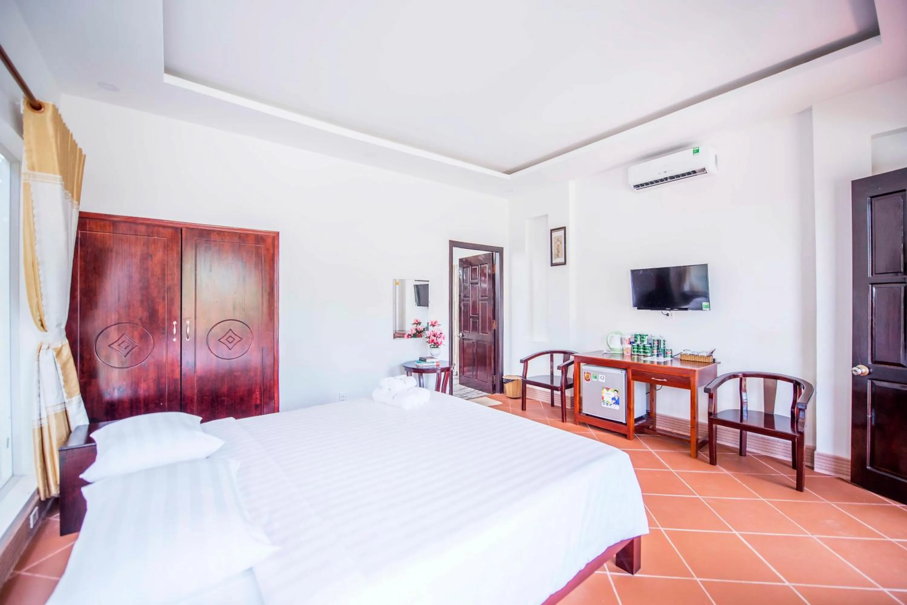 Bed in Trung Huynh Bungalow