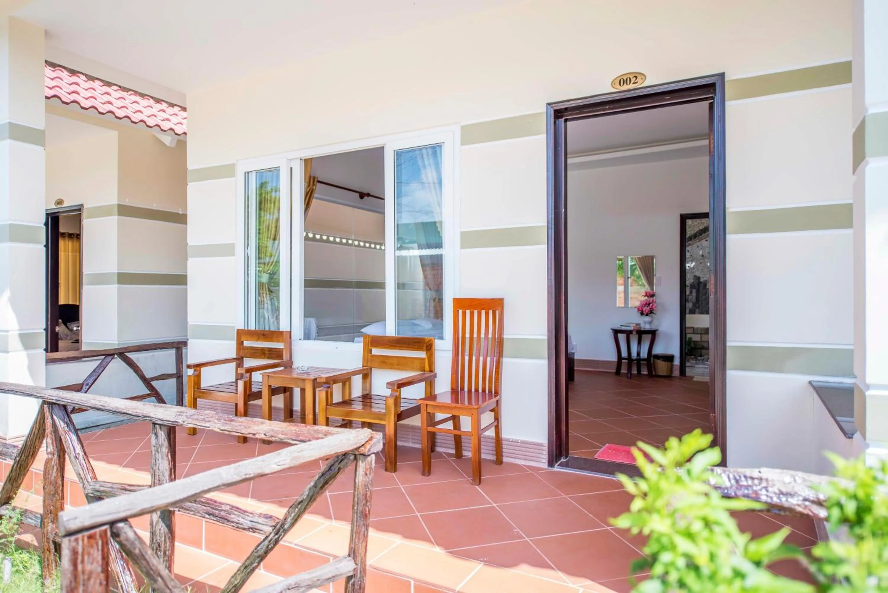 Balcony/Terrace in Trung Huynh Bungalow