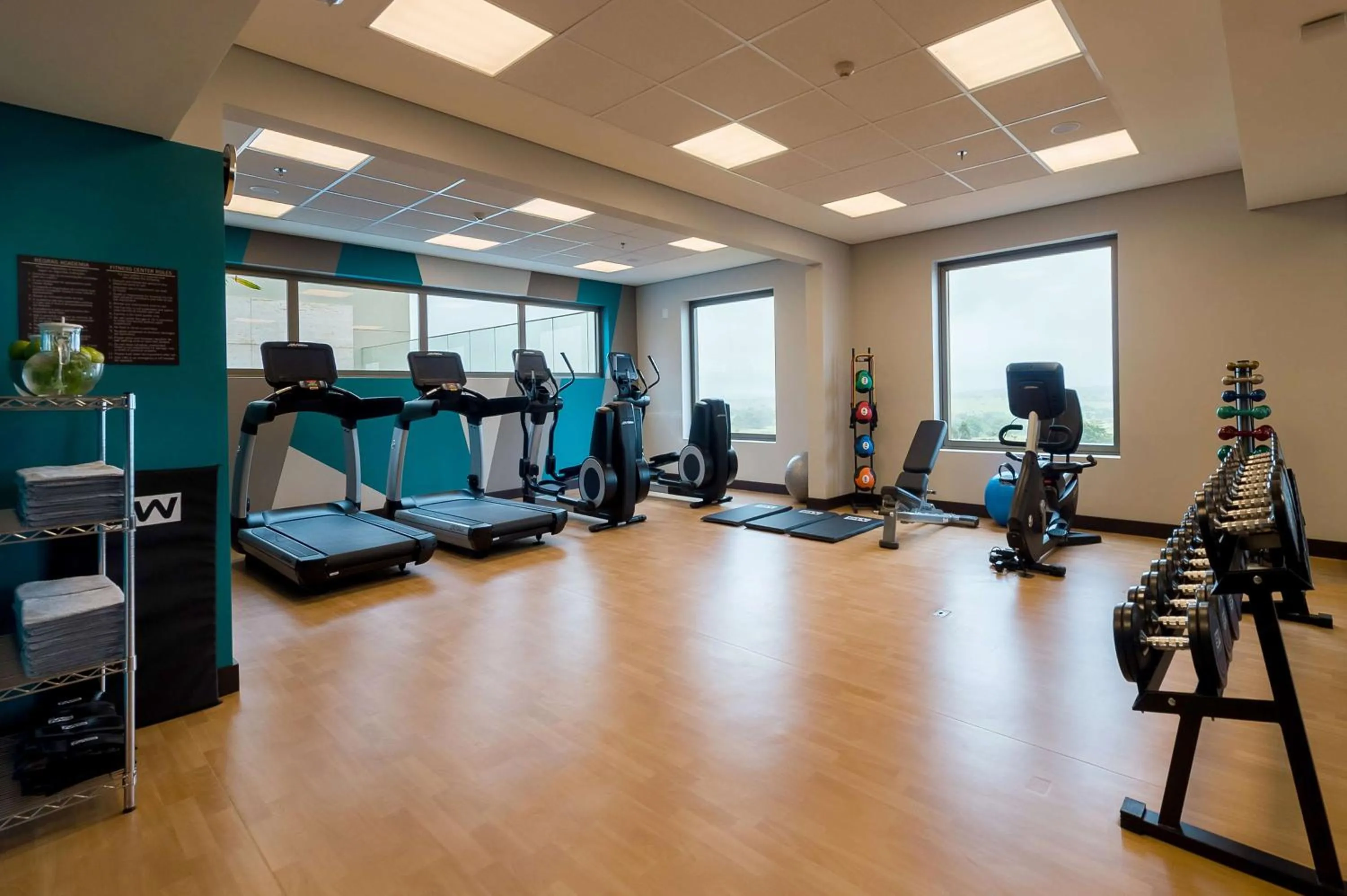 Fitness centre/facilities in Hyatt Place Sao Jose do Rio Preto