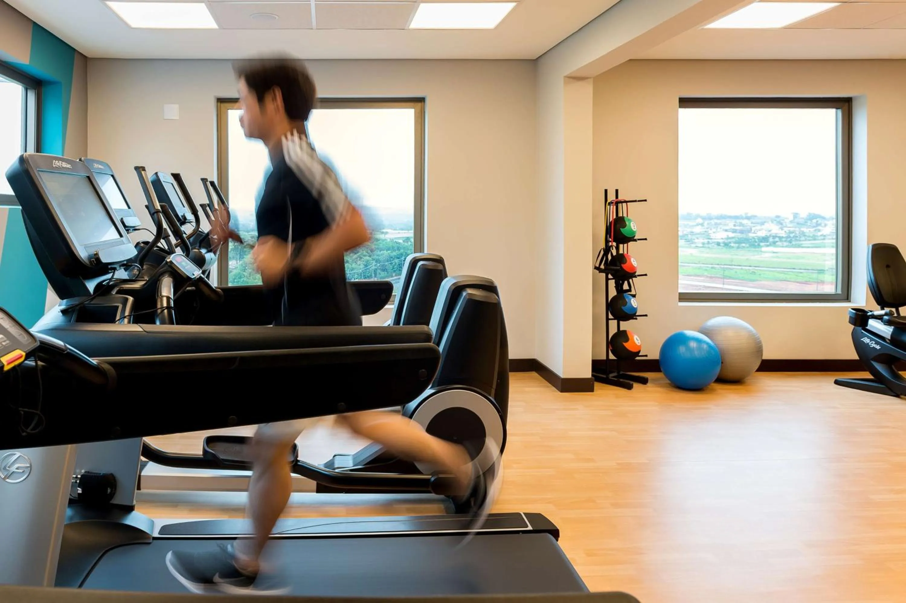 Fitness centre/facilities in Hyatt Place Sao Jose do Rio Preto