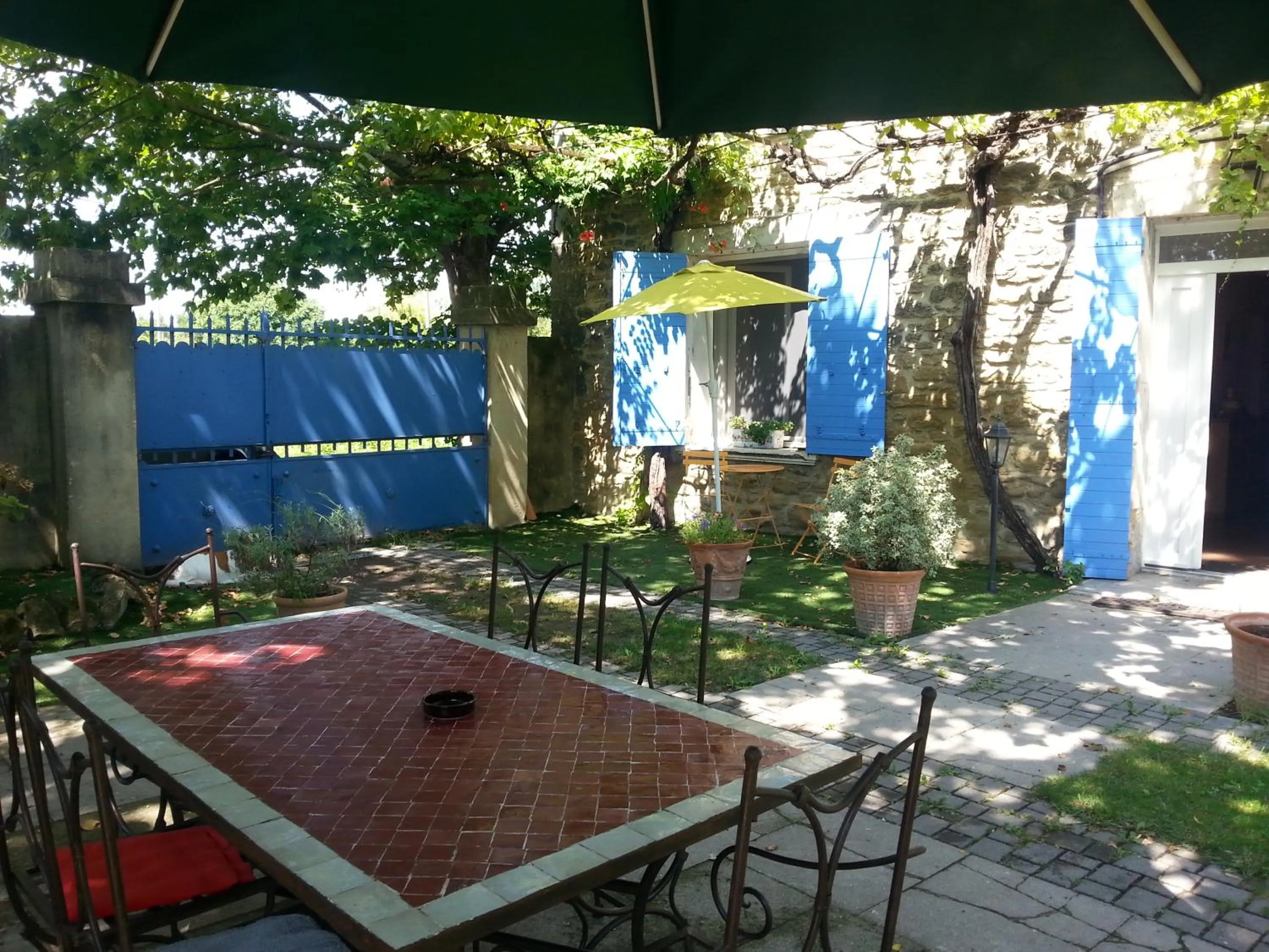 View (from property/room) in Le Mas des Platanes