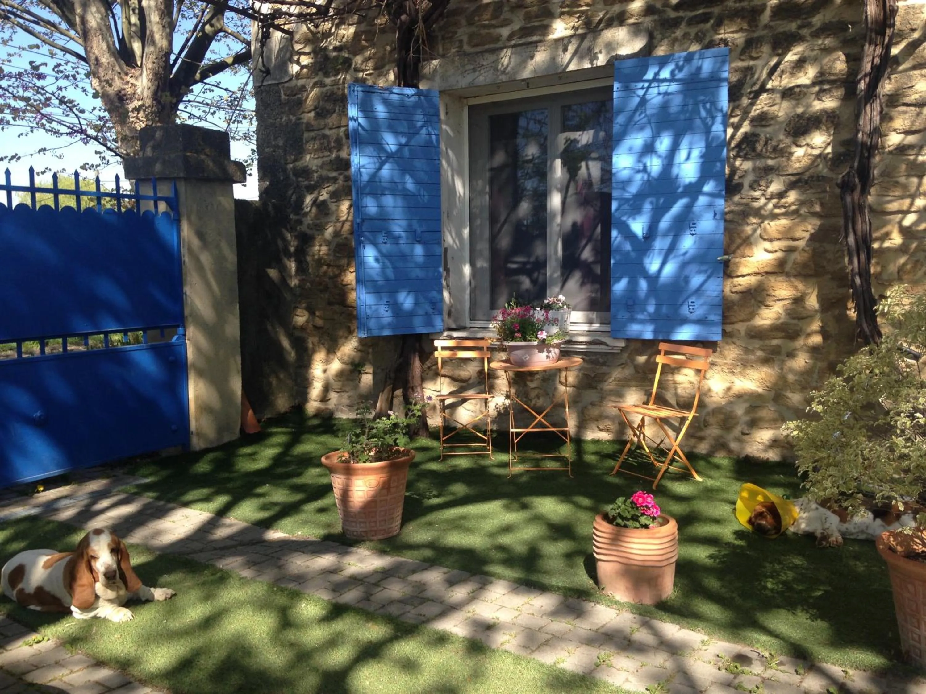 Facade/entrance in Le Mas des Platanes