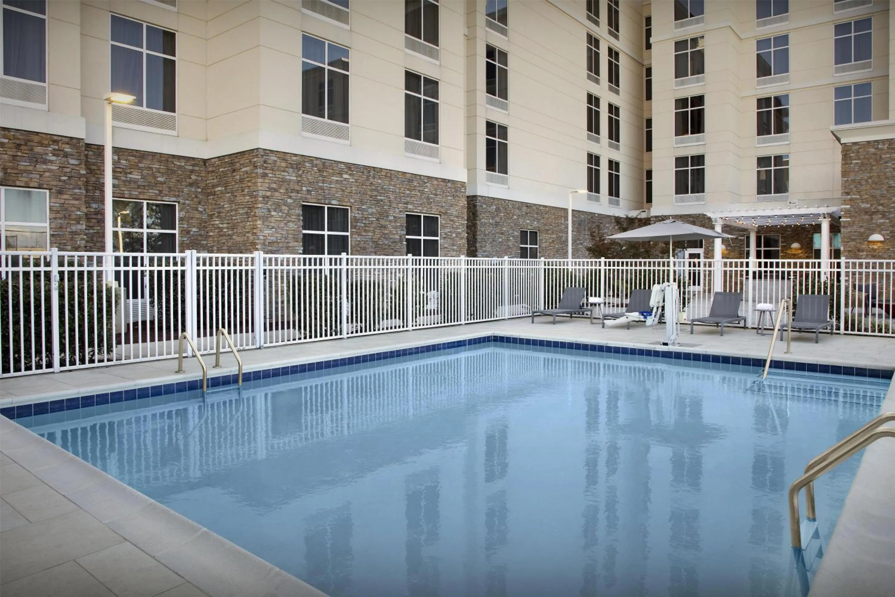 Pool view in Homewood Suites by Hilton Concord