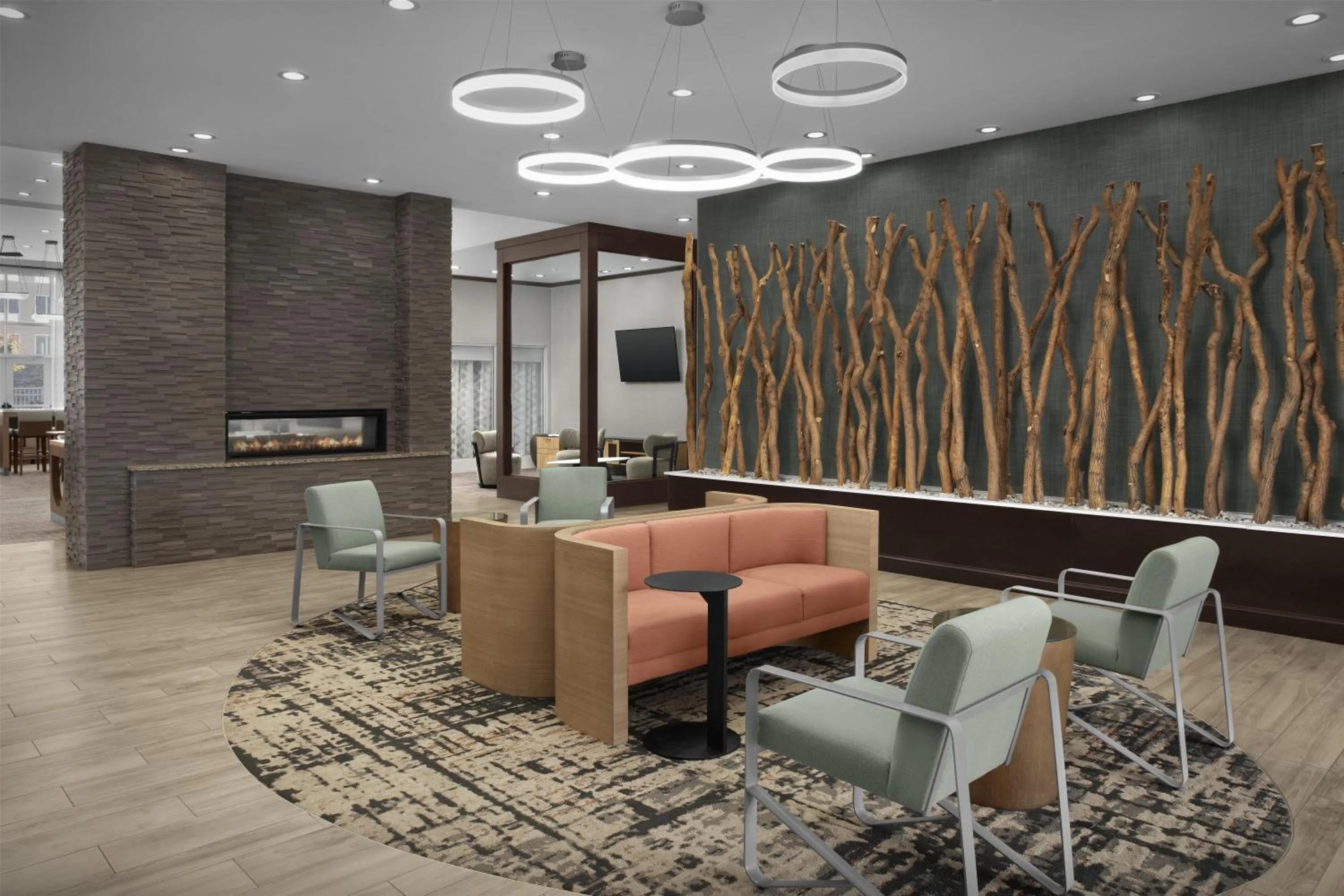 Lobby or reception in Homewood Suites by Hilton Concord