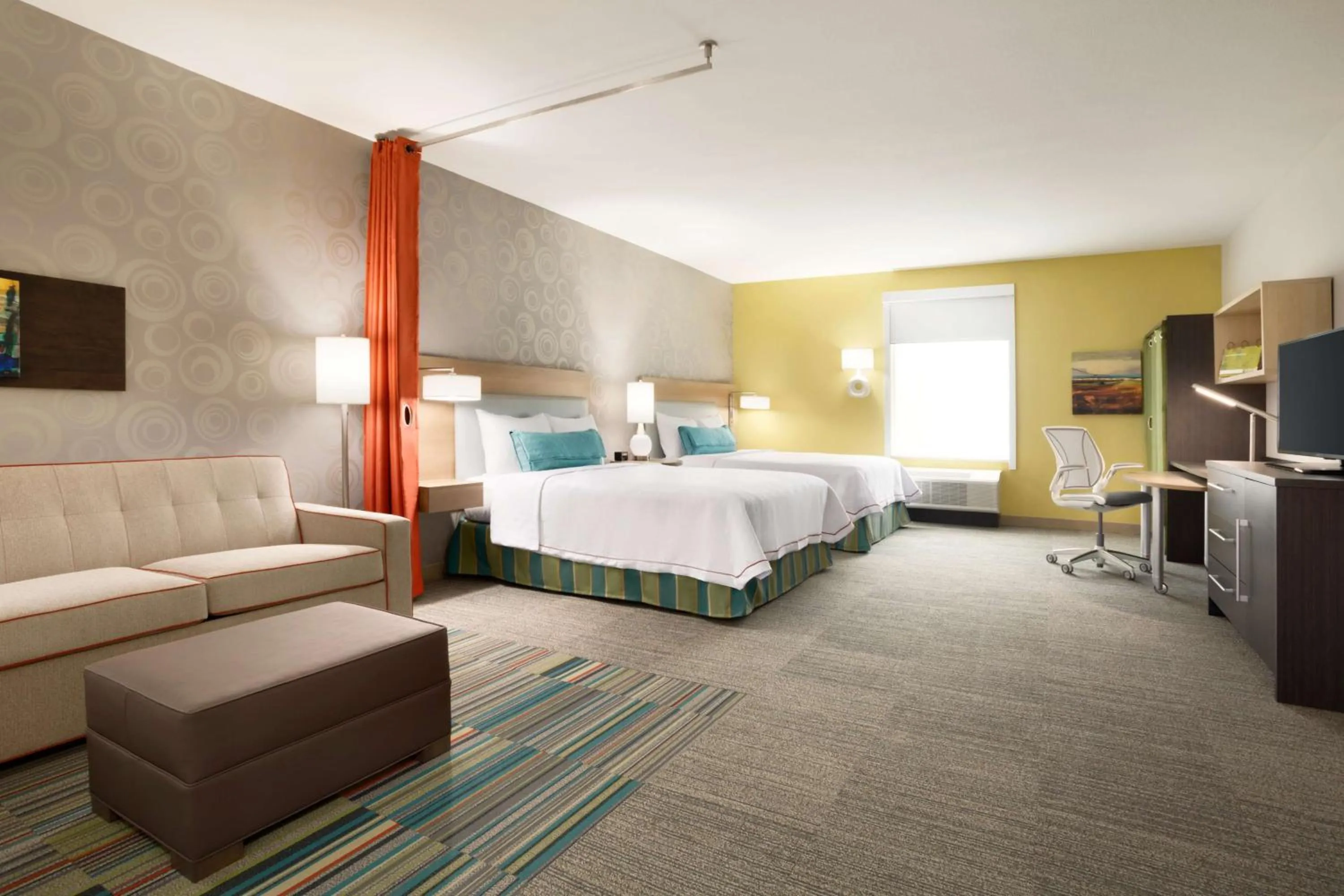 Bedroom, Bed in Home2 Suites by Hilton Houston Webster