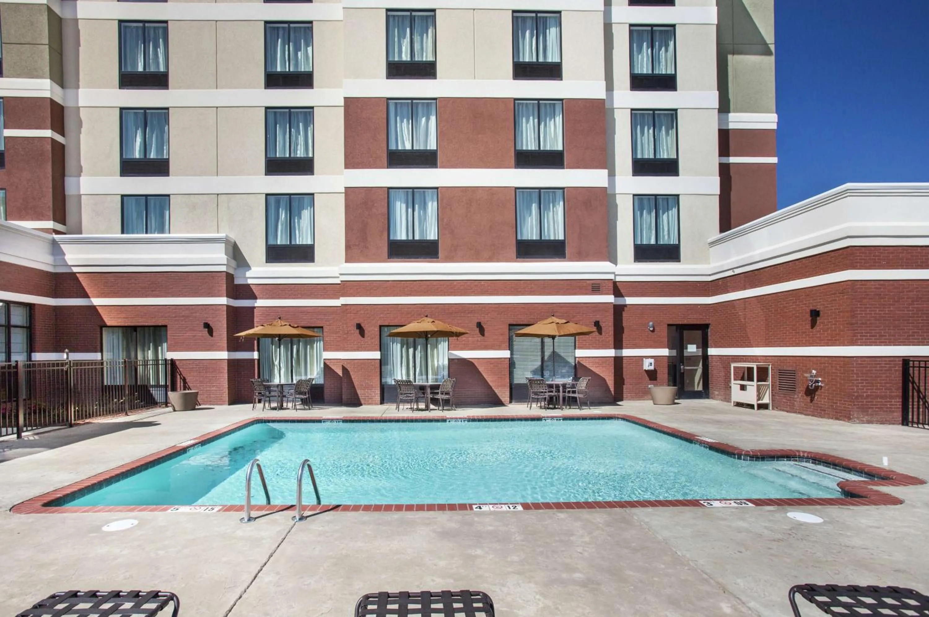 Pool view in Hilton Garden Inn Jackson/Flowood