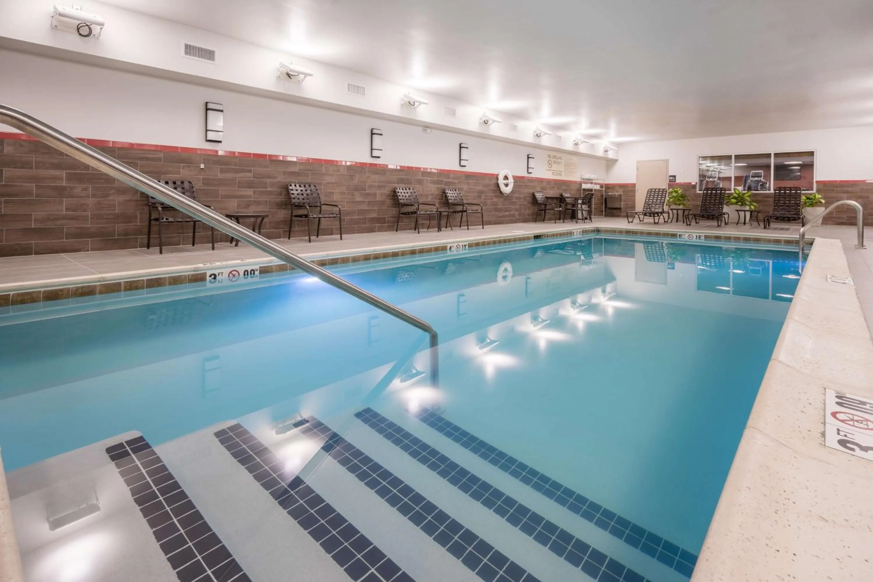 Pool view in Hampton Inn by Hilton Oxford, ME