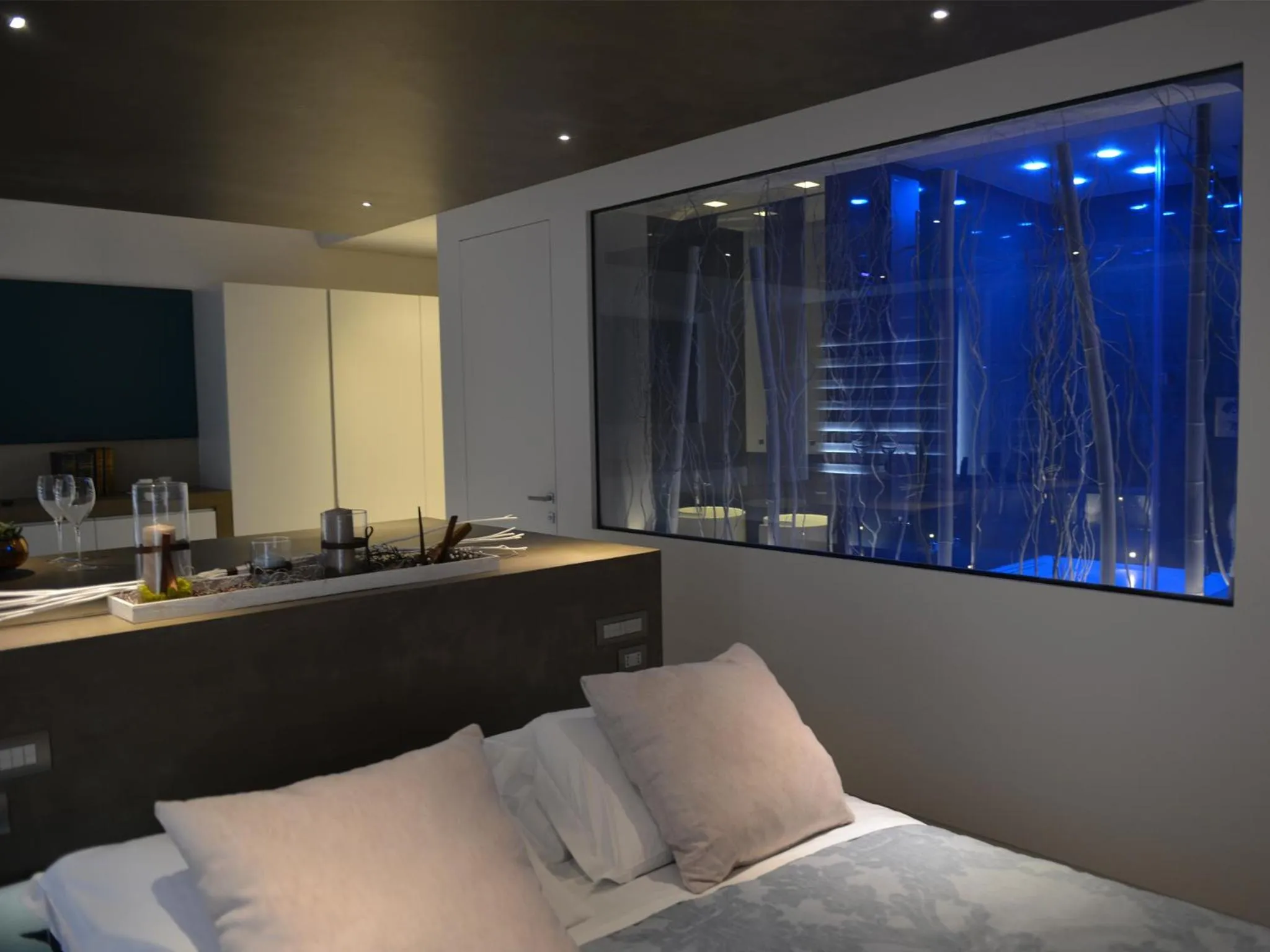 Bed in La Residenza del Monaco bianco