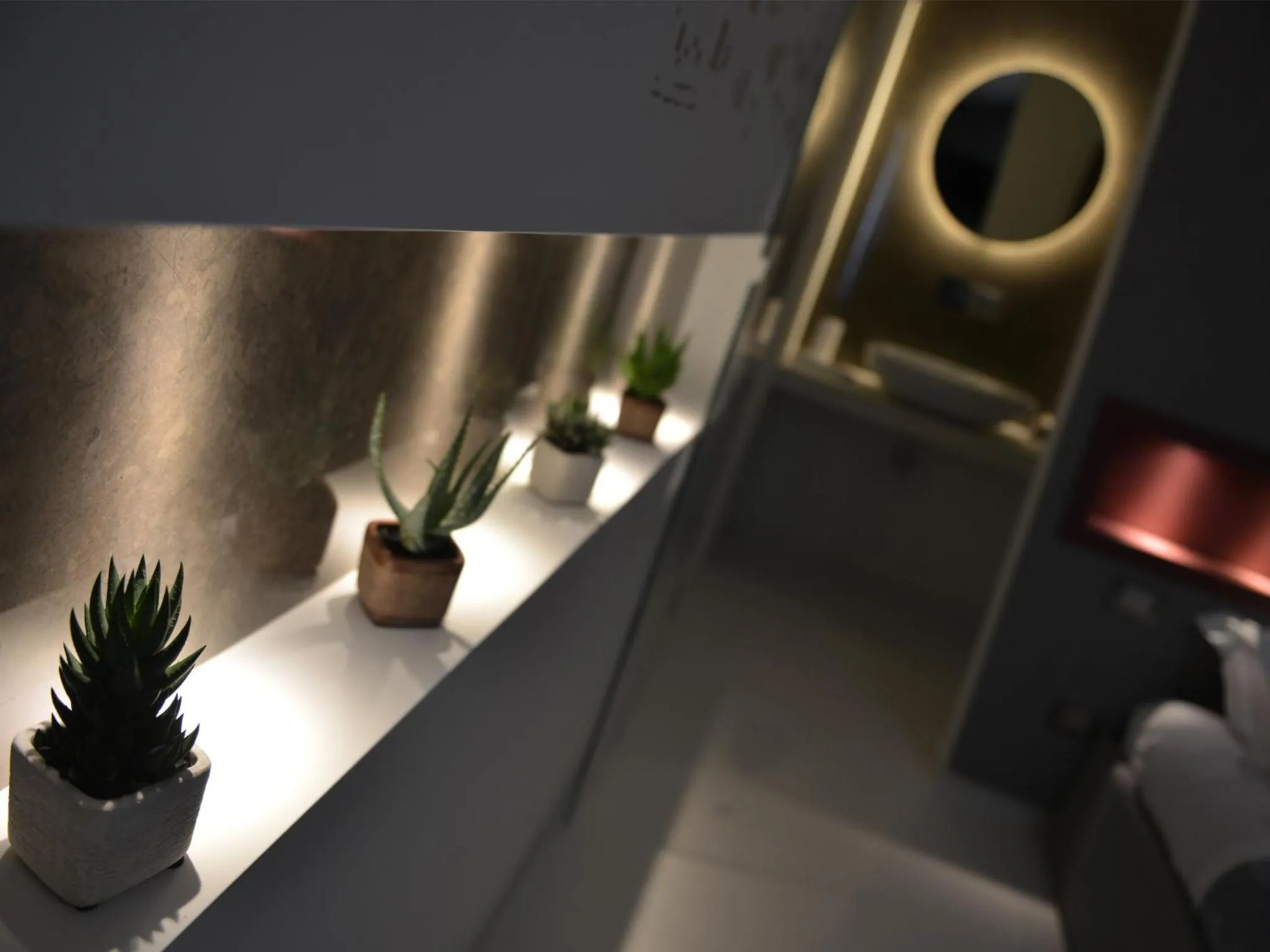 Decorative detail in La Residenza del Monaco bianco