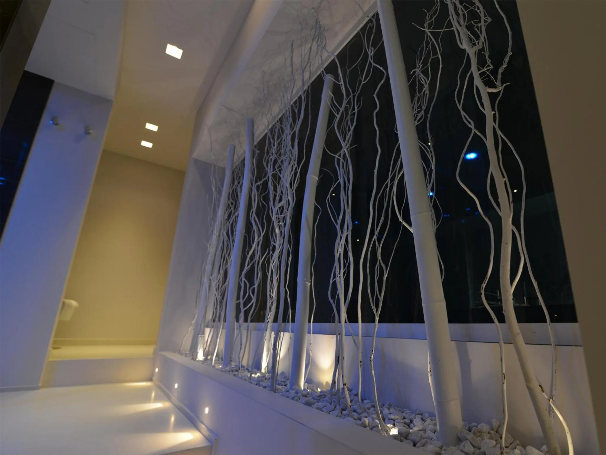 Decorative detail in La Residenza del Monaco bianco