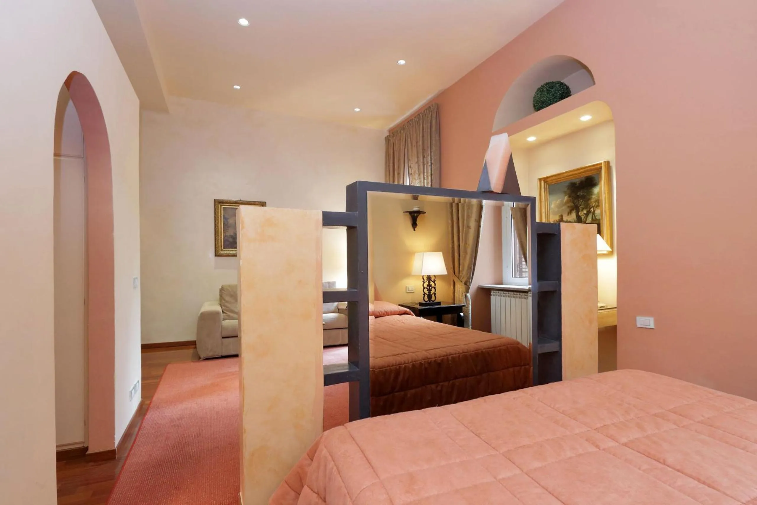 Living room, Bed in Rome in your heart - Spagna apartment