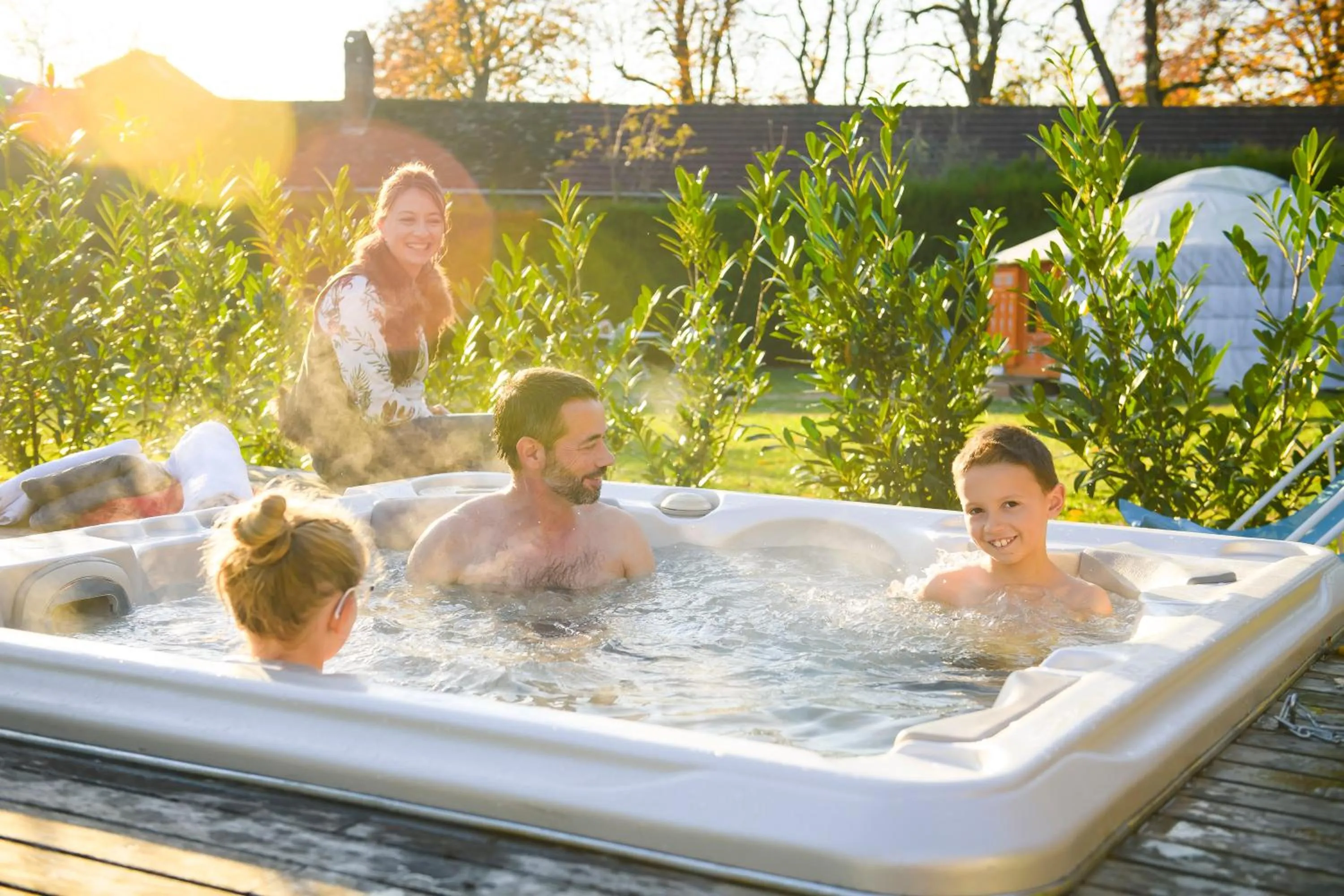 Hot Tub in Le Village des Templiers
