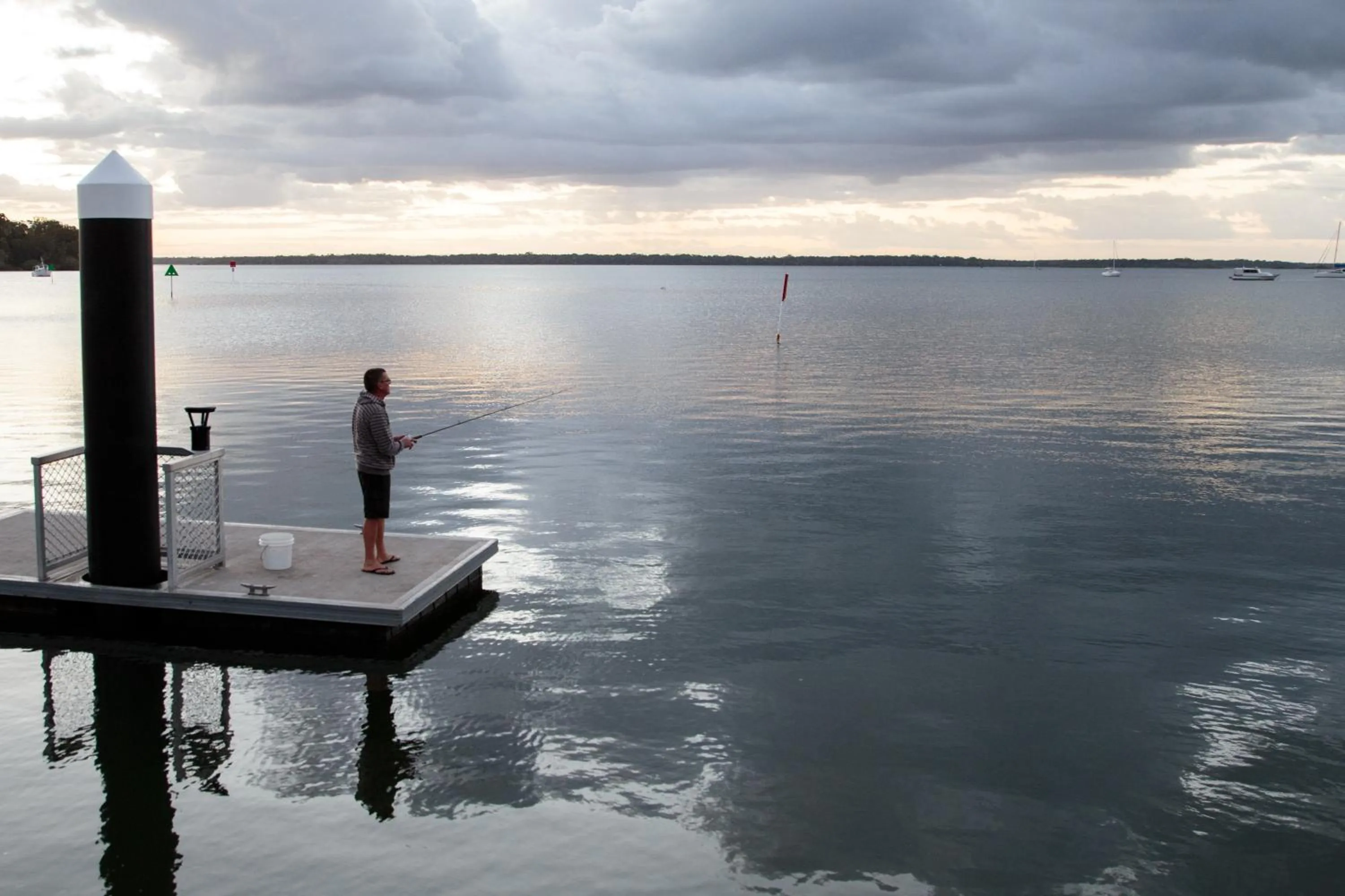 Fishing in BIG4 Rainbow Beach Holiday Park