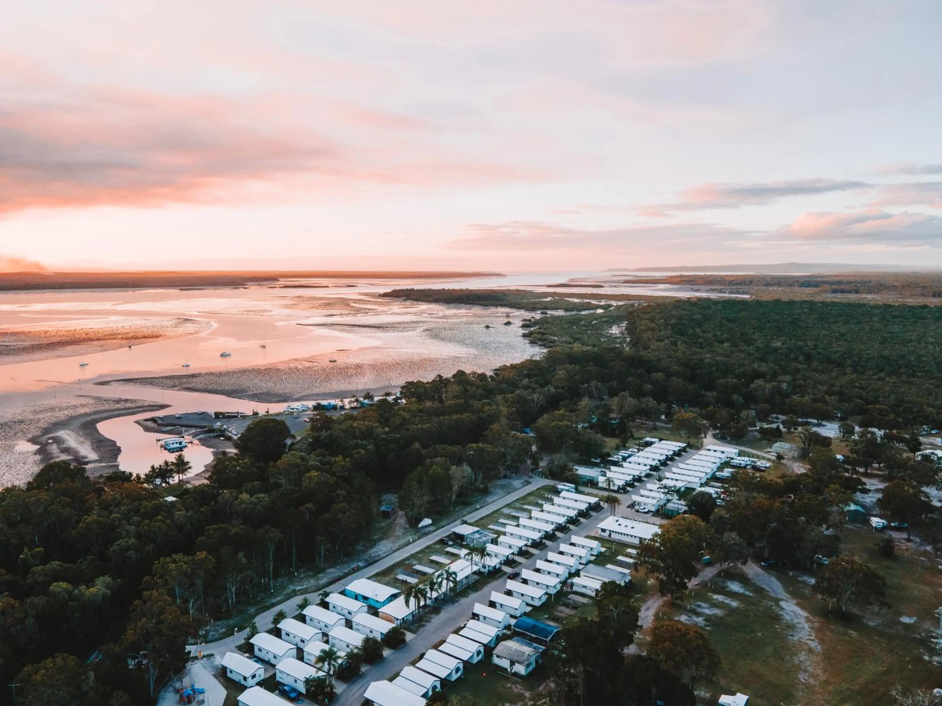Natural landscape in BIG4 Rainbow Beach Holiday Park