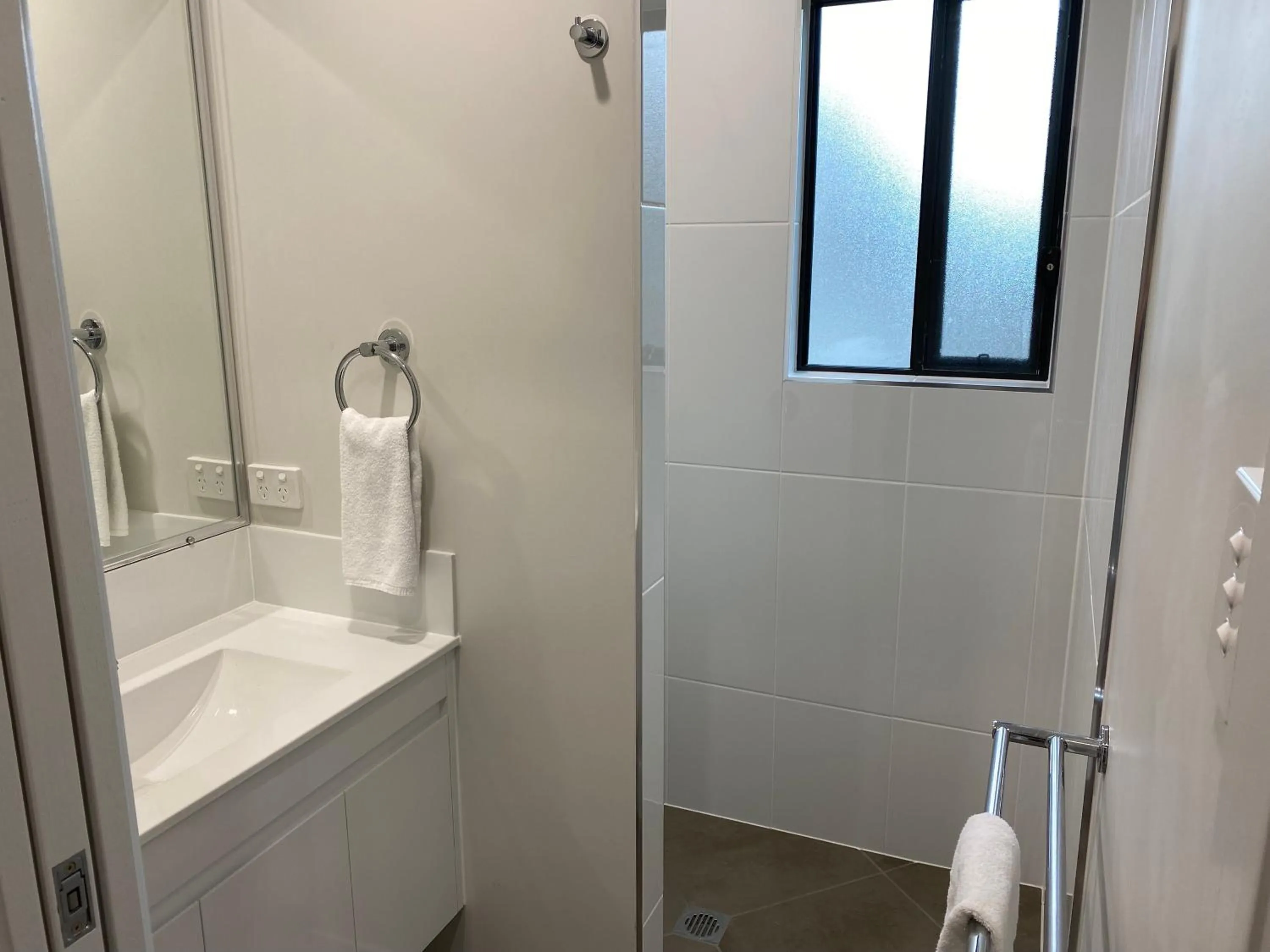 Bathroom in BIG4 Rainbow Beach Holiday Park