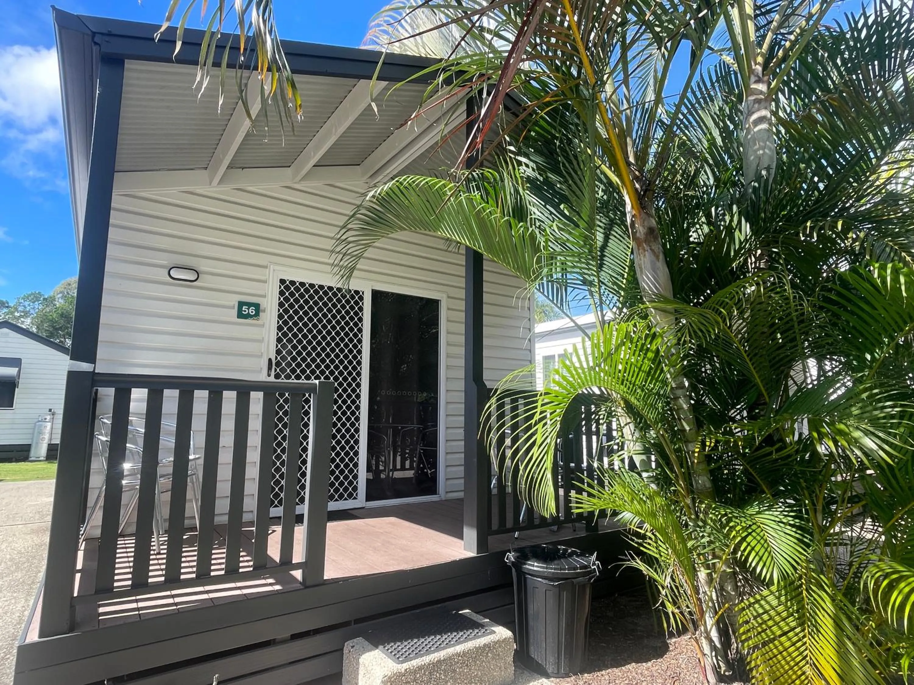 Balcony/Terrace in BIG4 Rainbow Beach Holiday Park