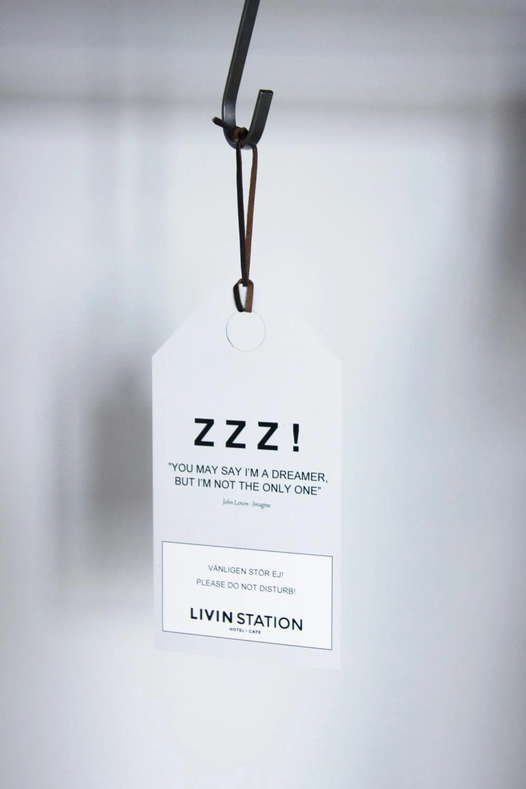 Property logo or sign in Livin Station Hotel