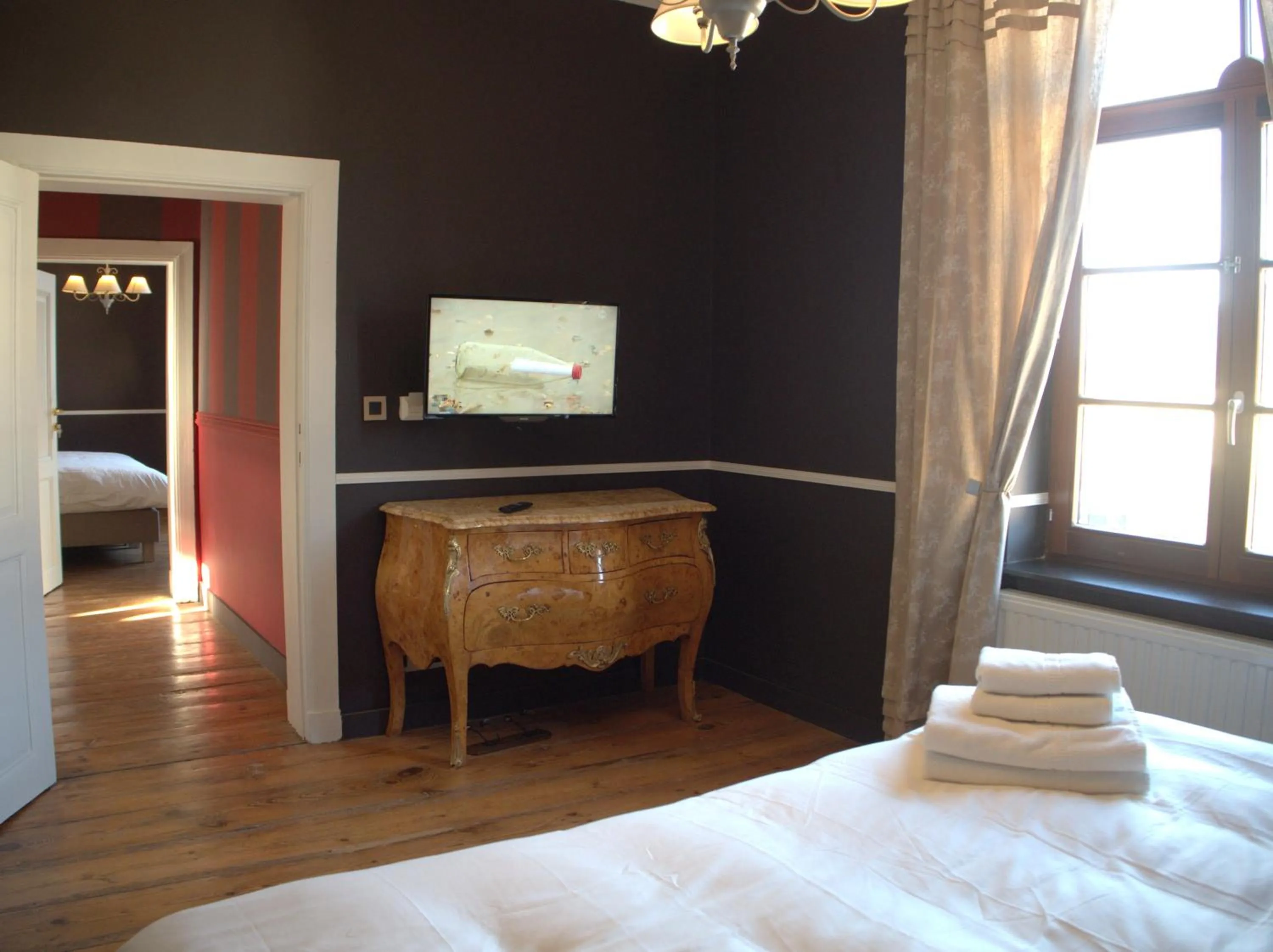 Decorative detail, Bed in Hotel Vorsen