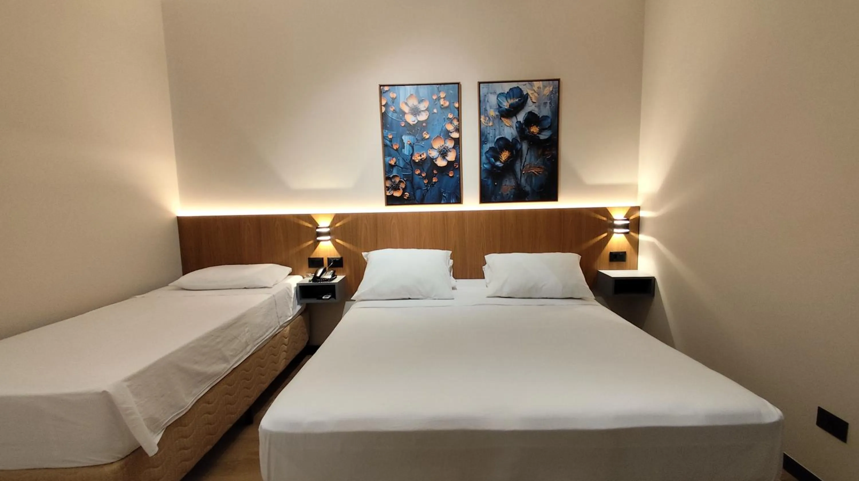 Bed in Slaviero Londrina Flat