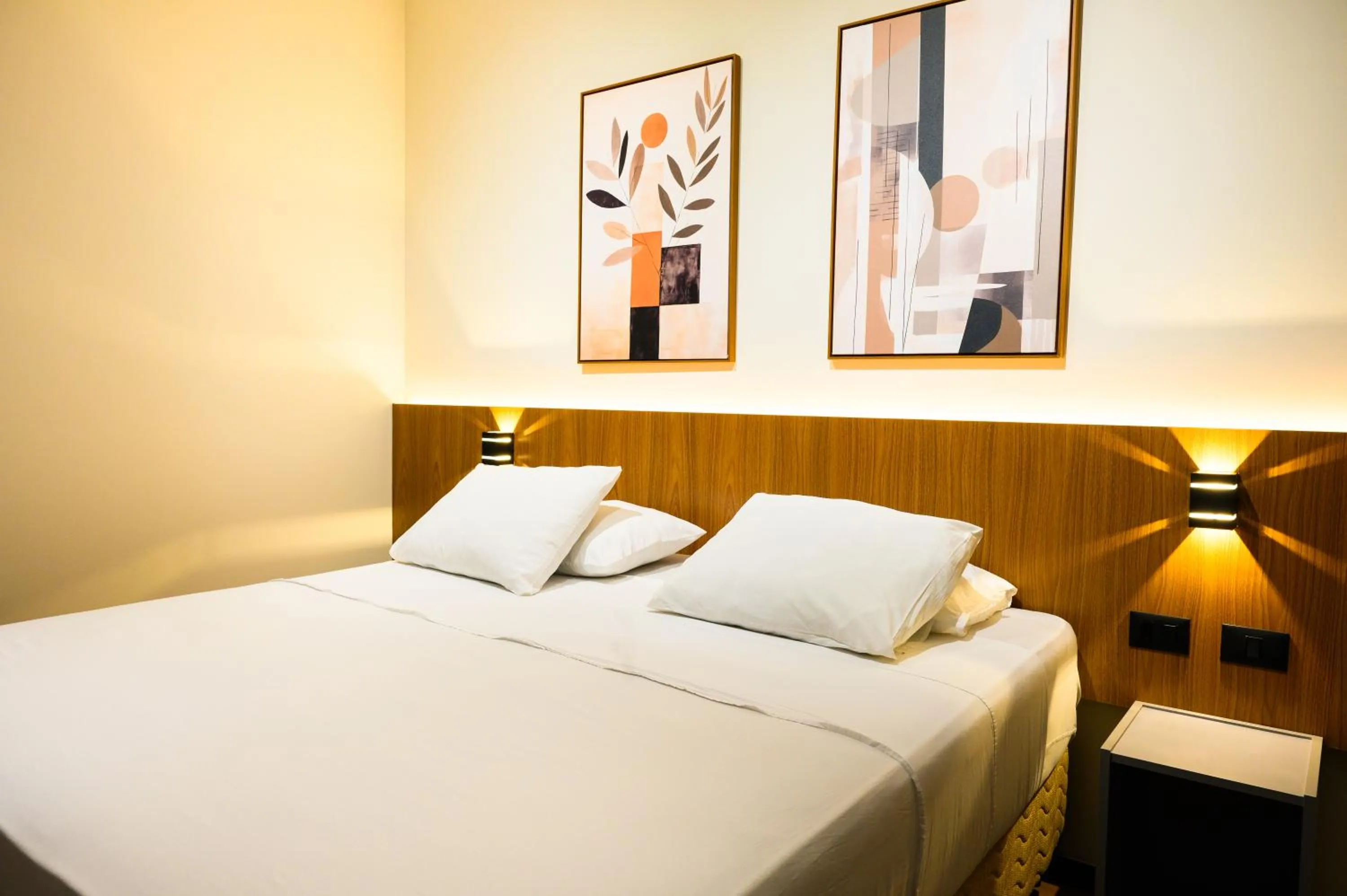 Bed in Slaviero Londrina Flat