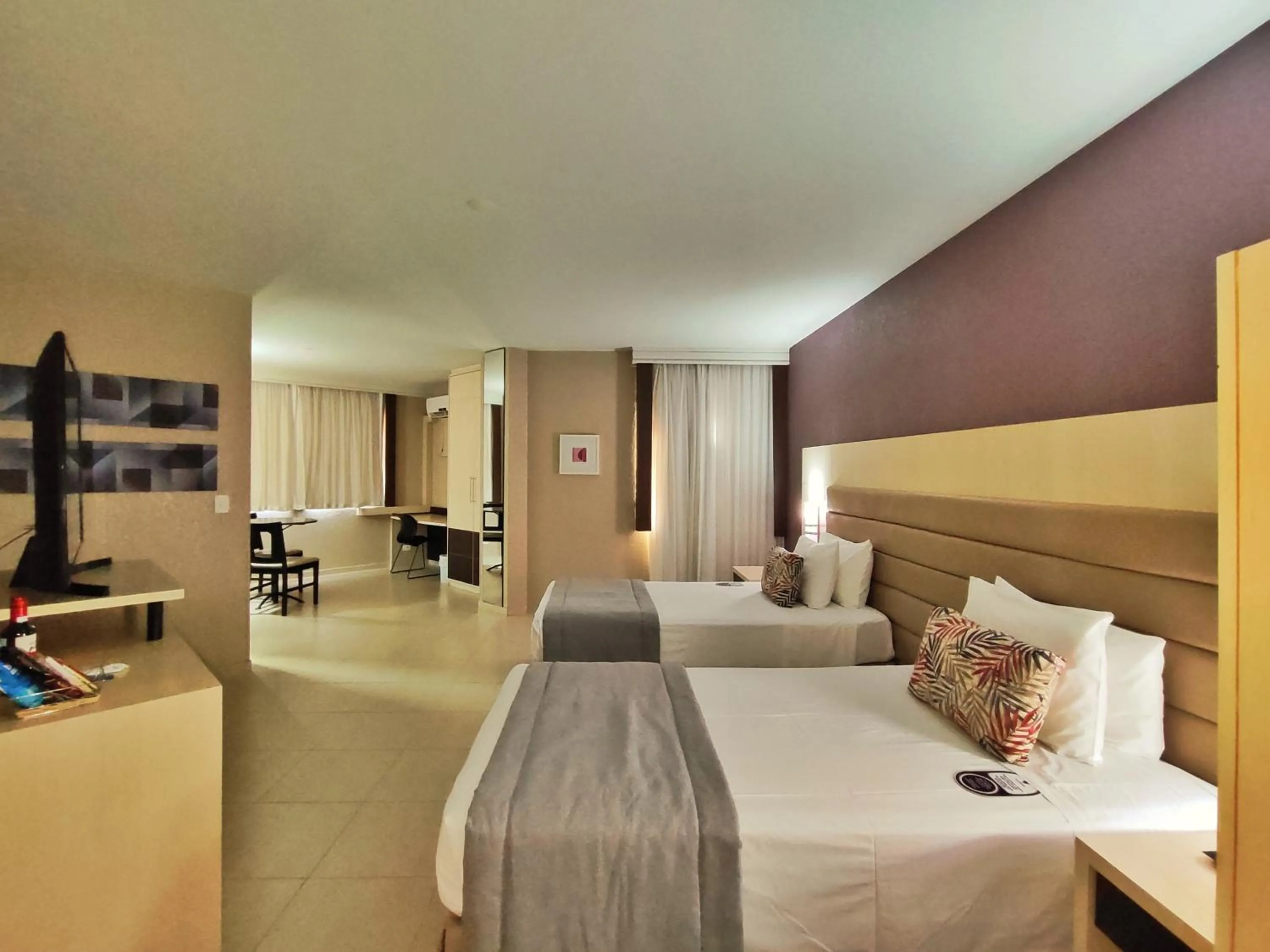 Bed in Hotel Metrópole Maringá