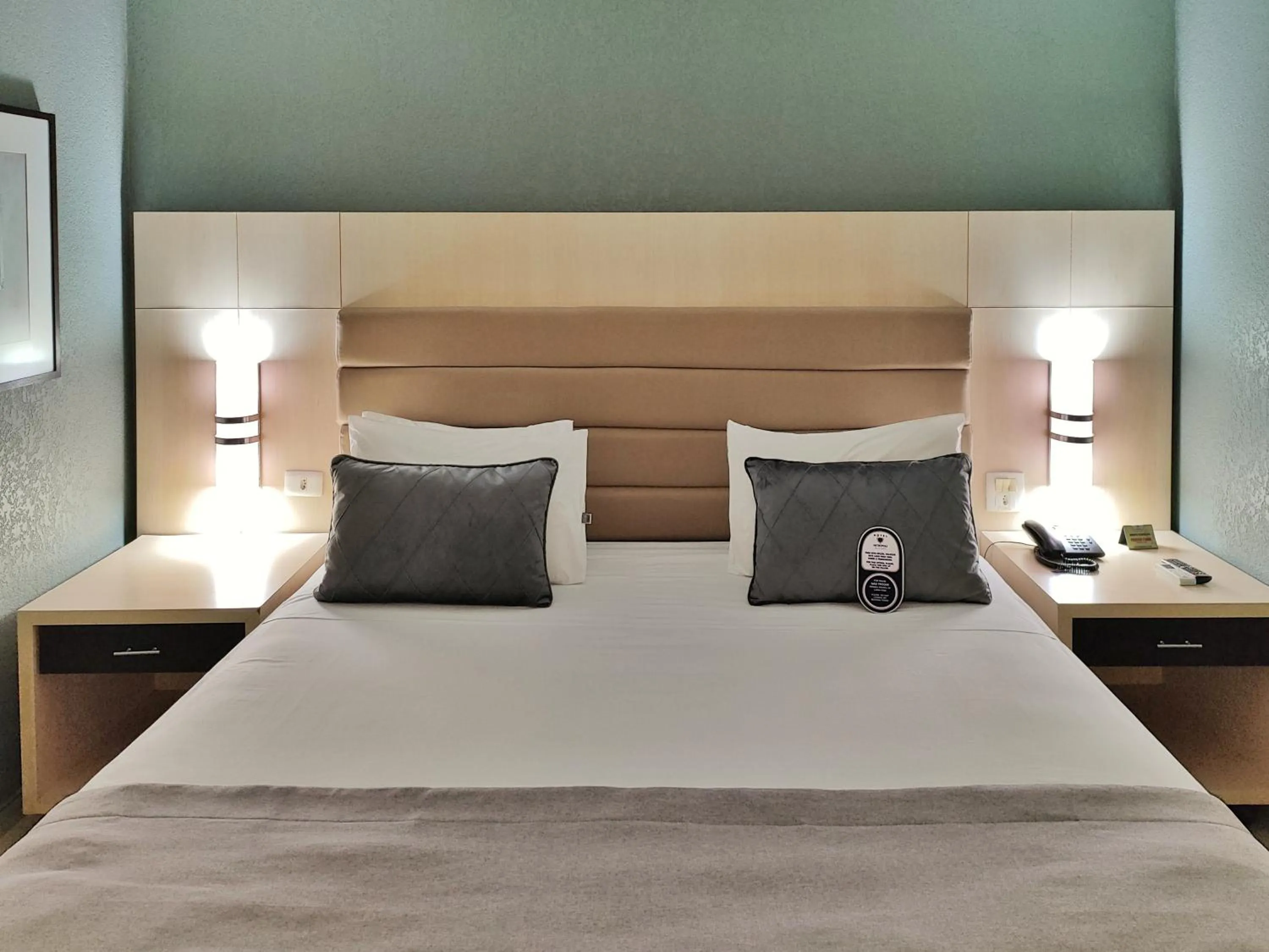 Bed in Hotel Metrópole Maringá