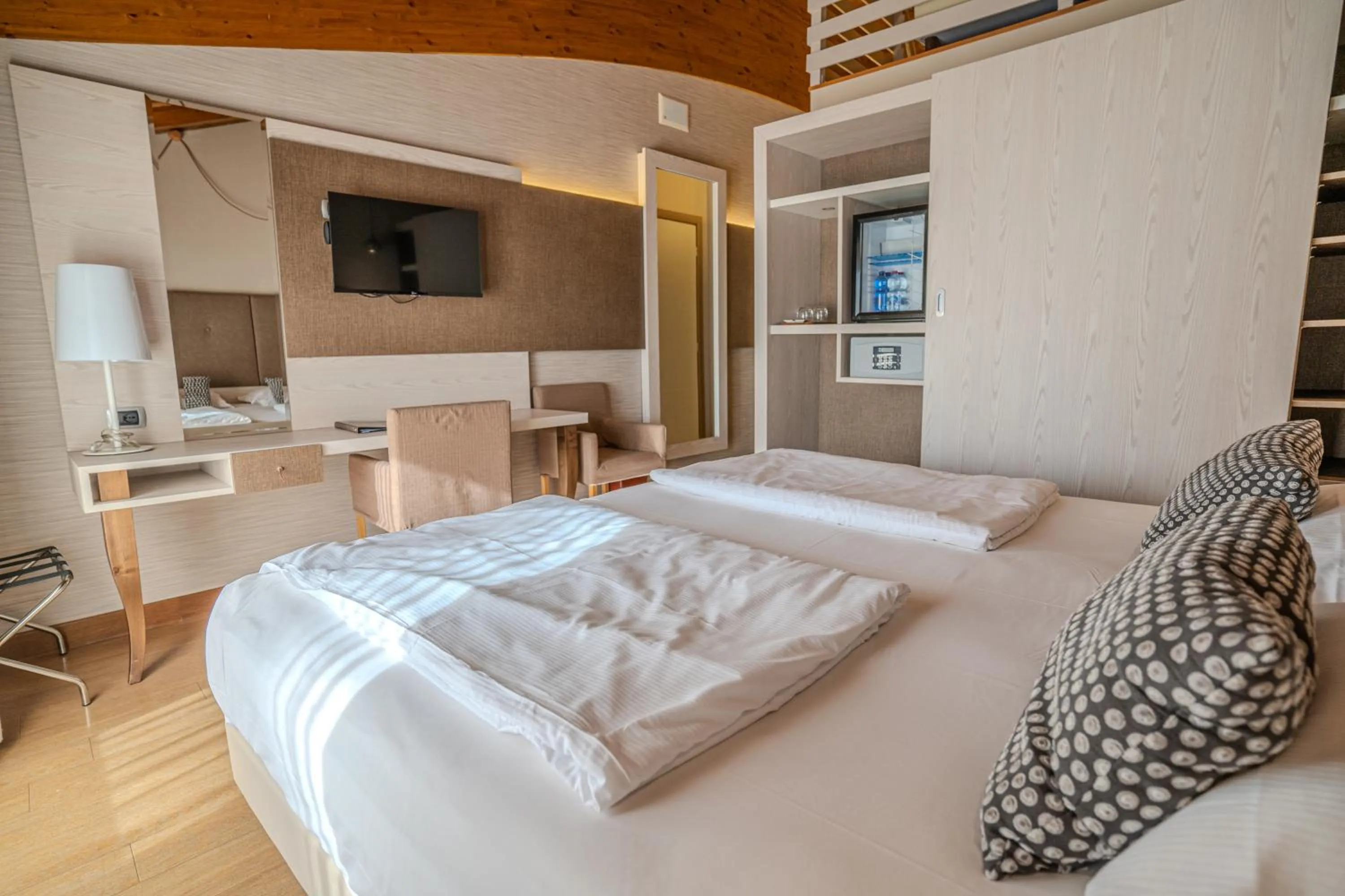 Bed in Hotel Galvani