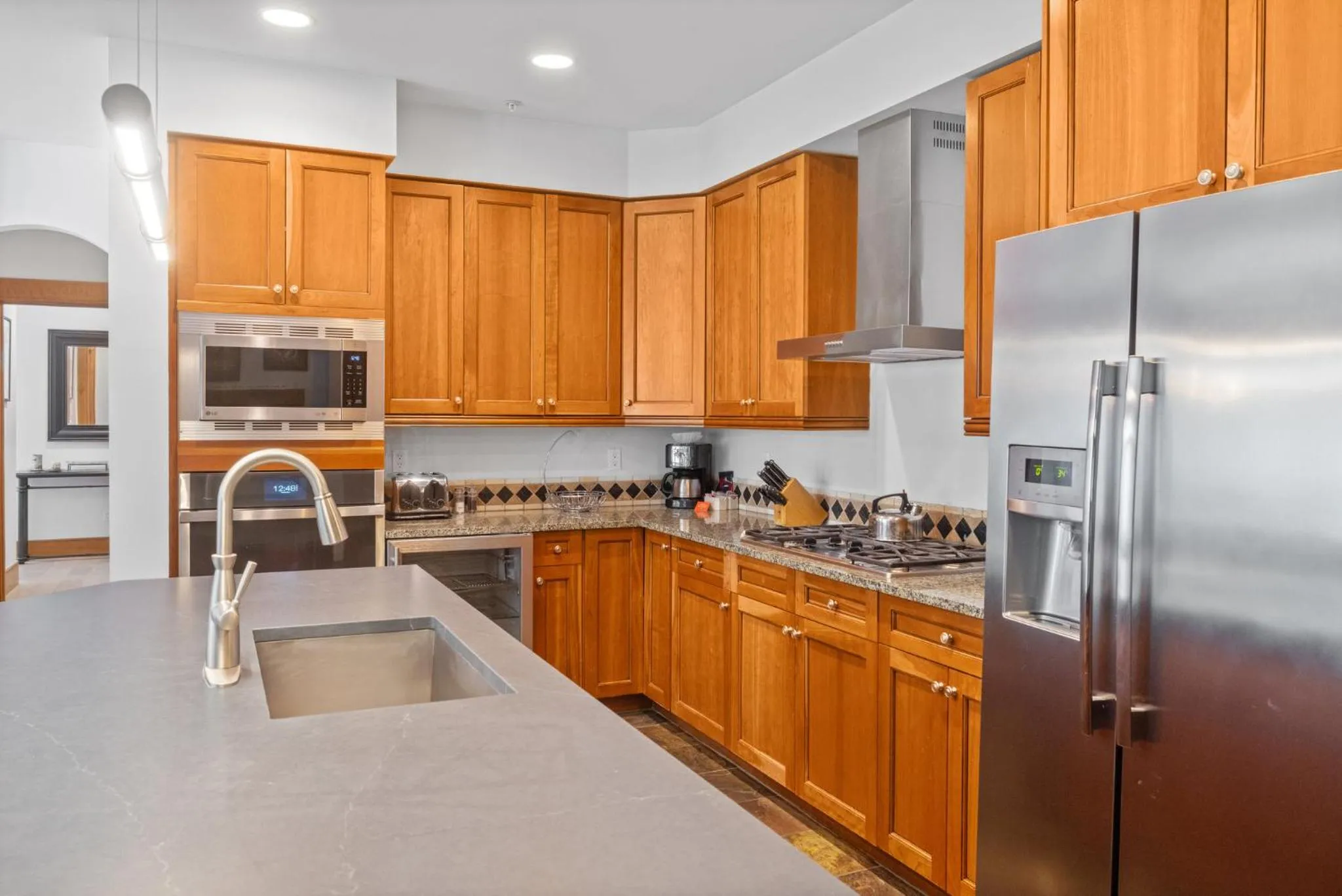 Communal kitchen in Timbers & Lone Eagle by Vail Resorts