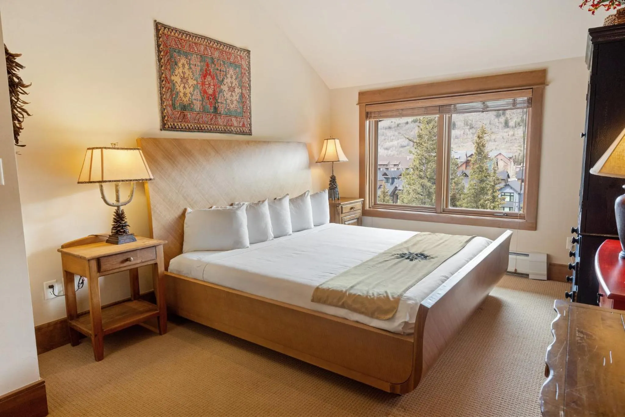Bedroom, Bed in Timbers & Lone Eagle by Vail Resorts