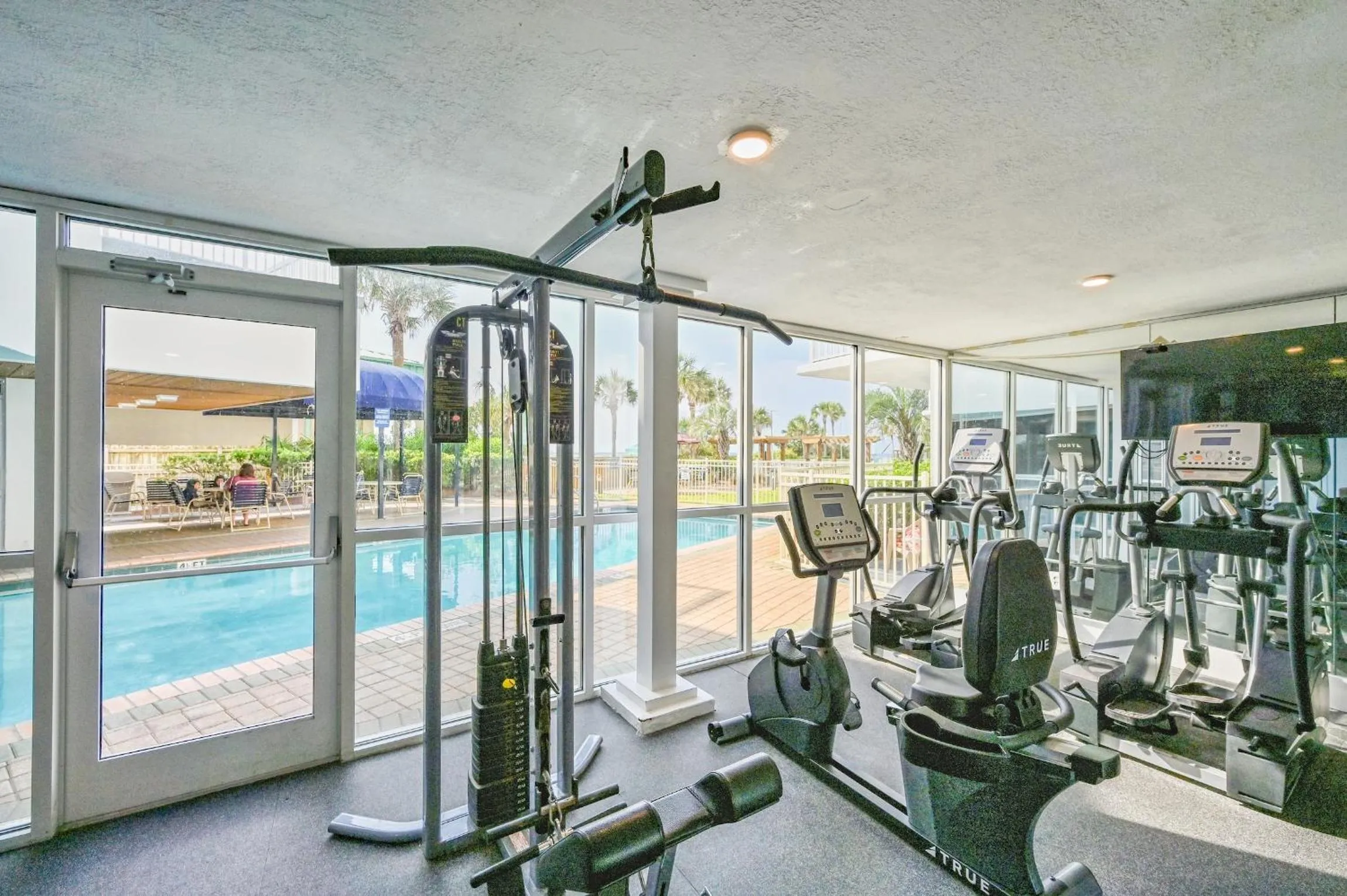 Fitness centre/facilities in Pelican Beach Resort Condos