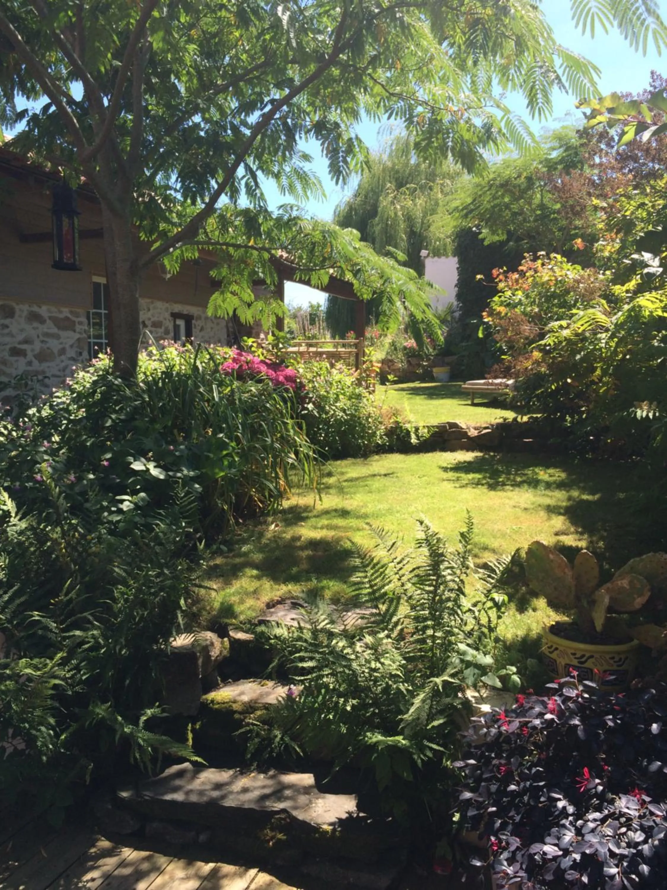 Garden view in Chambres d'hôtes de La Roche