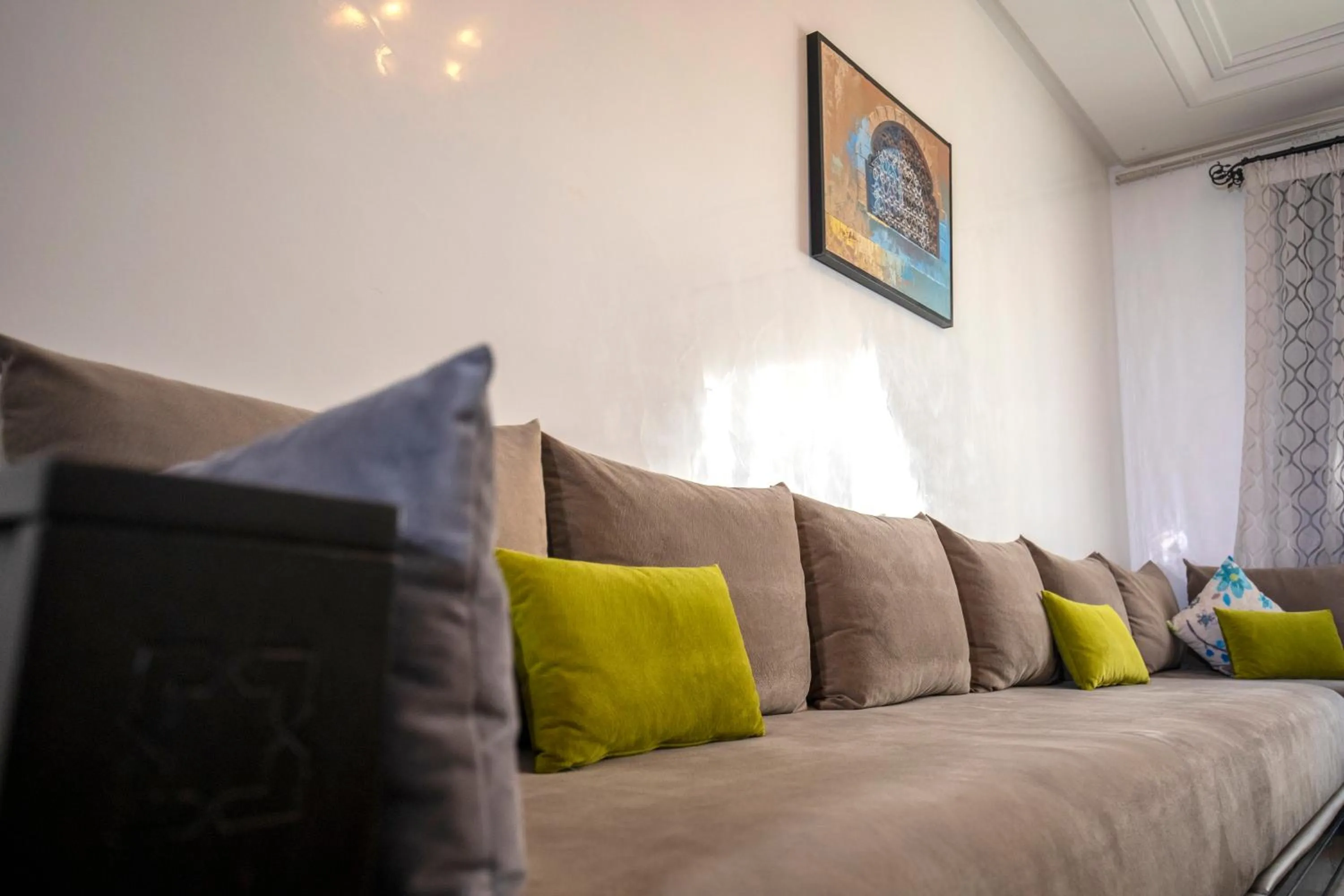 Living room, Bed in Appart Hotel Rania