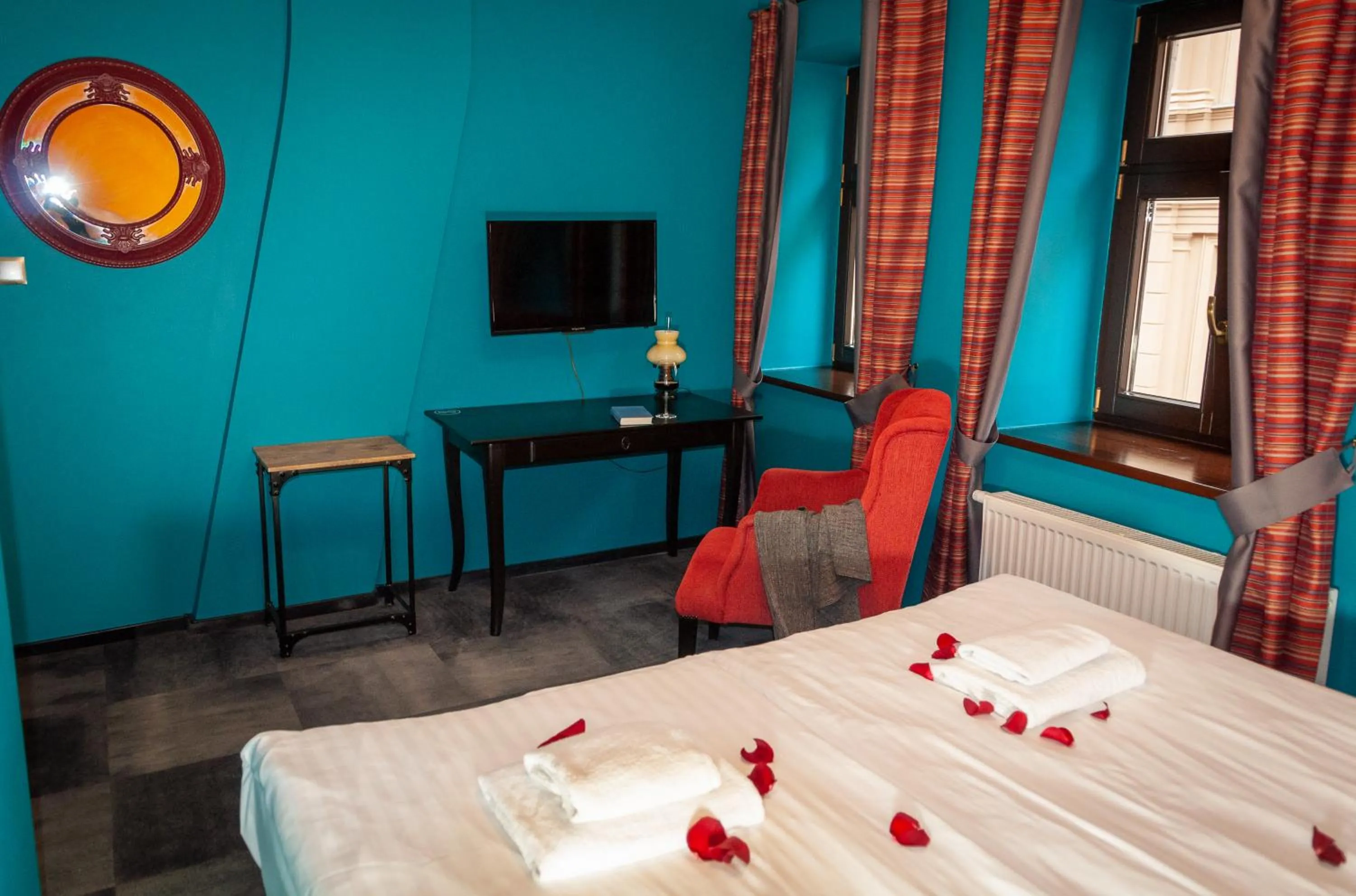 Bed in Apartamenty Siedem Komnat Siedmiu Mistrzów