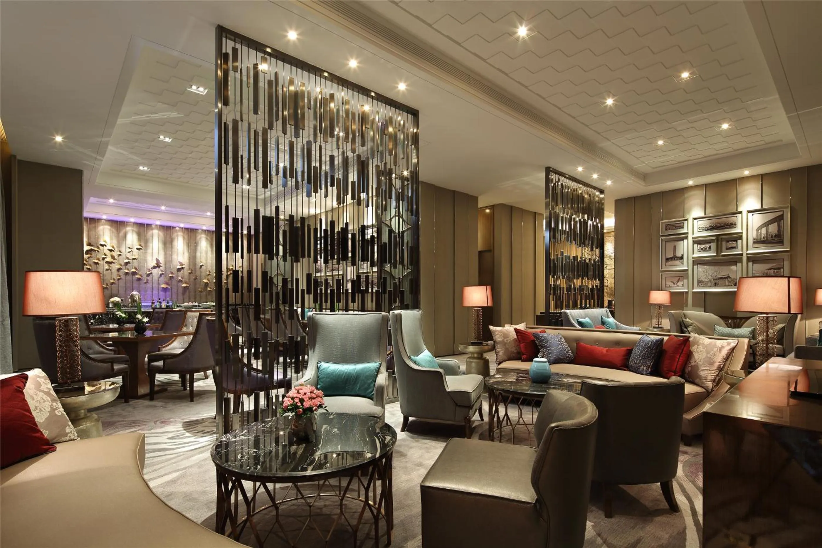 Lounge or bar in Wanda Realm Siping