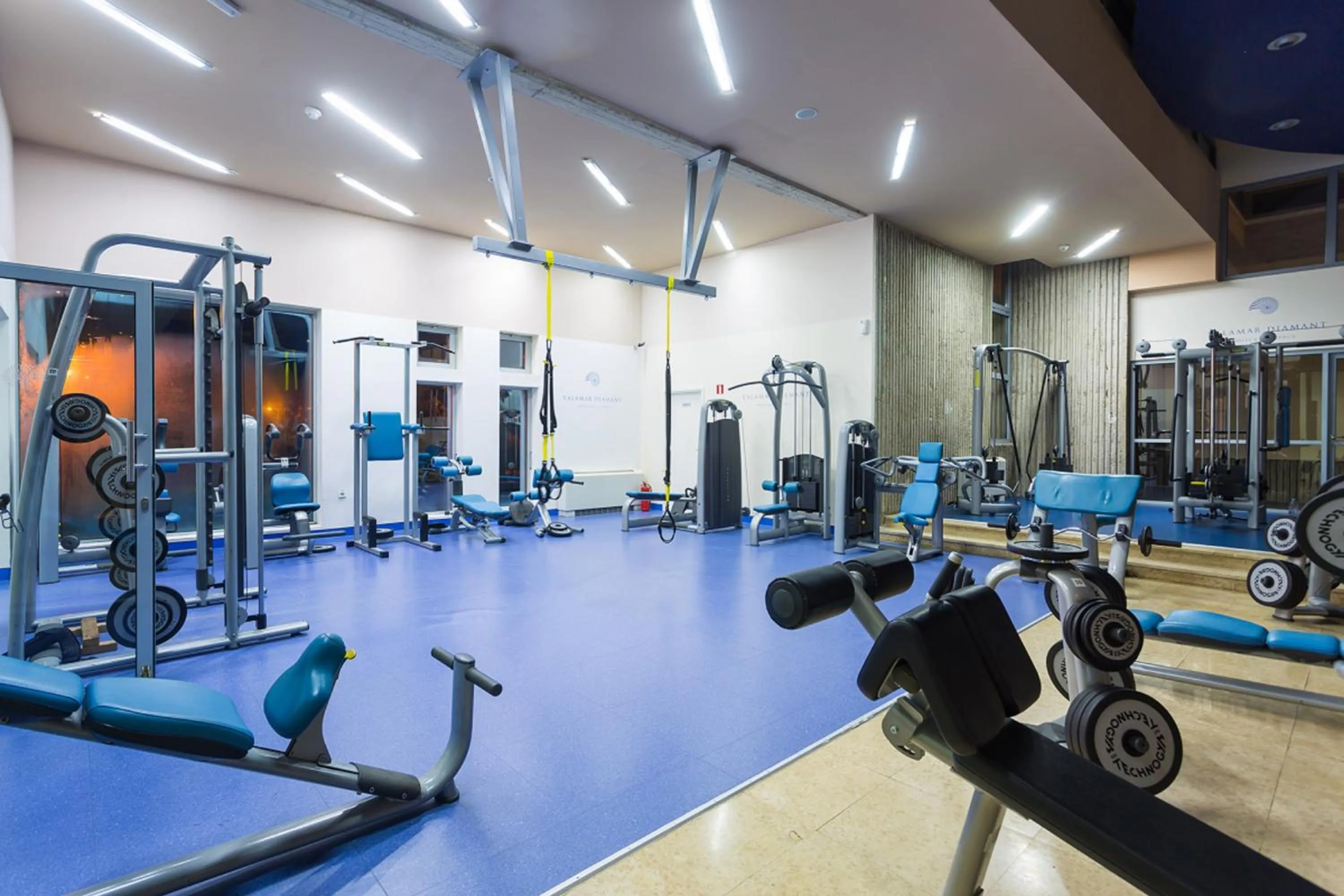 Fitness centre/facilities in Valamar Diamant Hotel